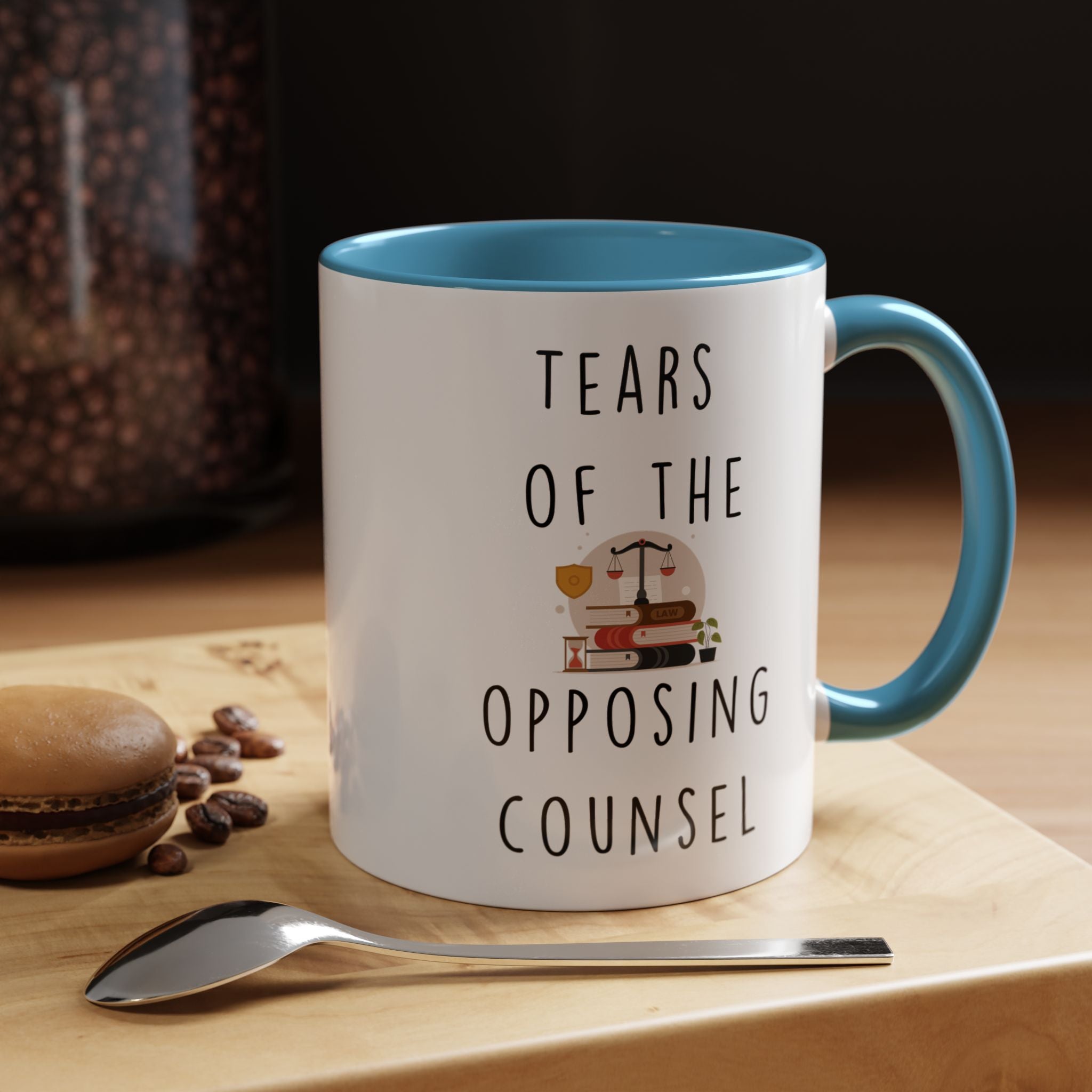 Funny Coffee Mug, Personalized Mug, Tears Of My The Opposing Counsel, Accent Cup (11, 15oz), Sarcastic Mug,  Tea Coffee Cup, Gift Under 20