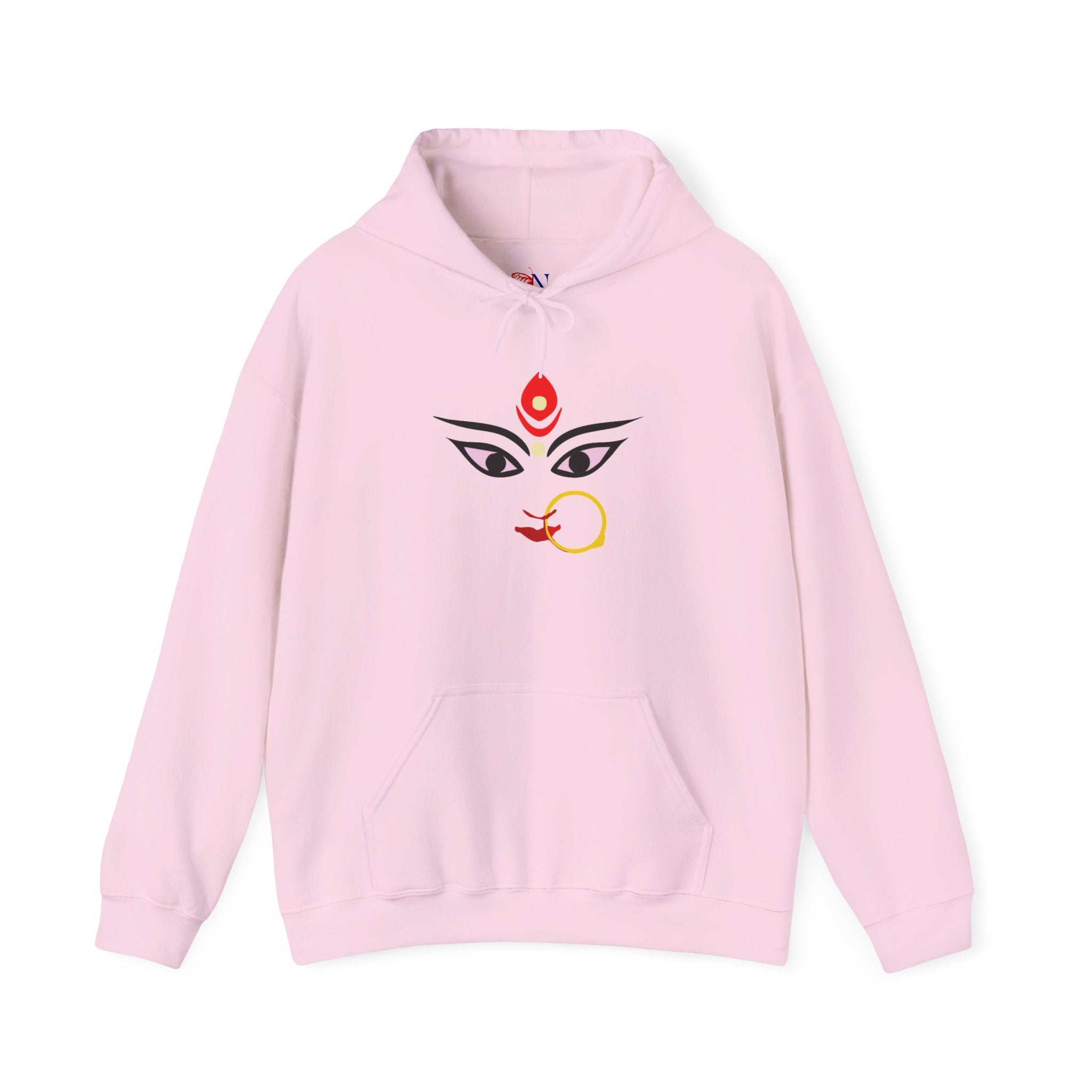 Goddess Durga Eyes Hoodie – Divine Bengali Durga Puja Sweatshirt