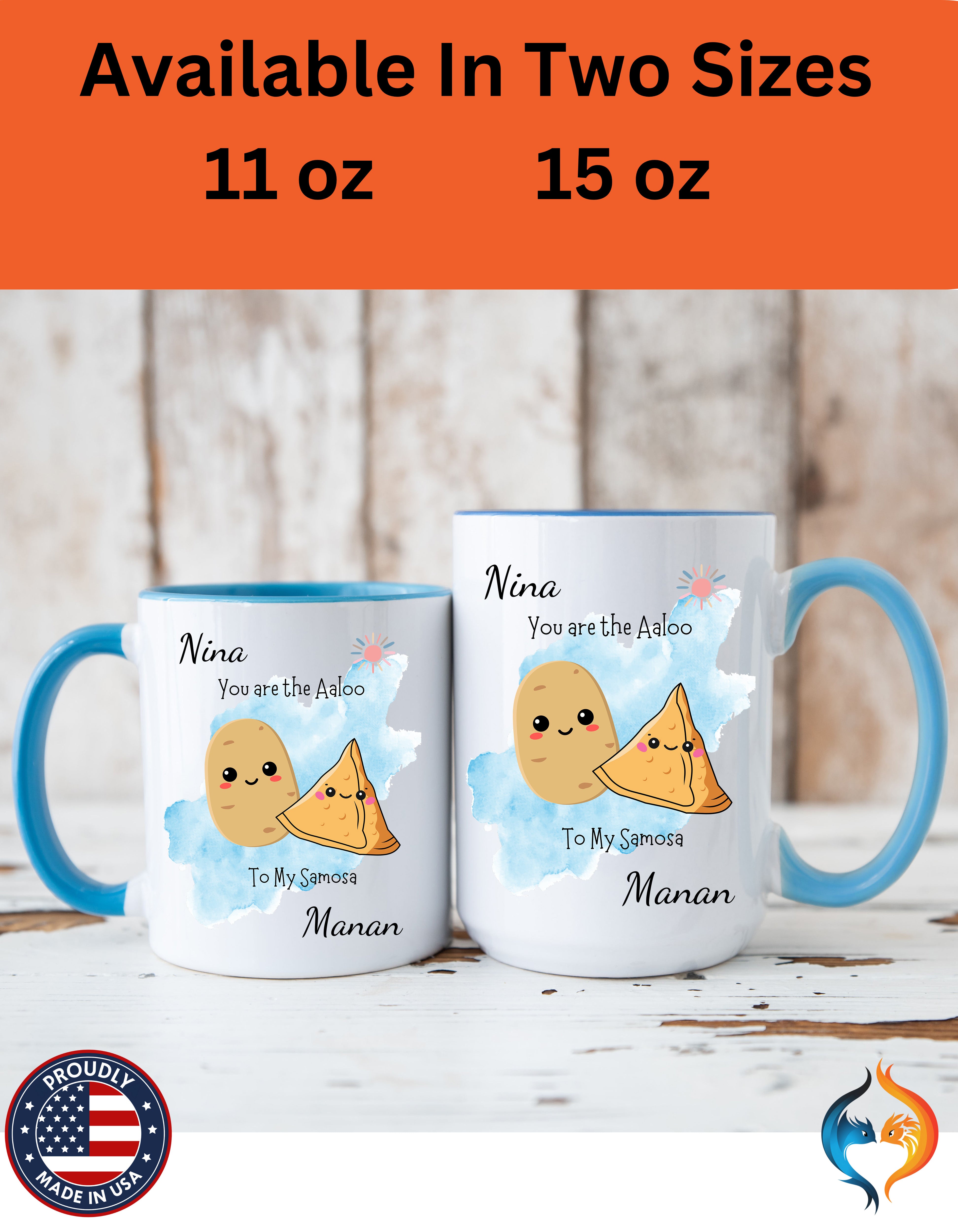 You Are Aaloo To My Samosa , Anniversary, Wedding, Valentines Mug Lifestyle Mockup | Nutty Designs