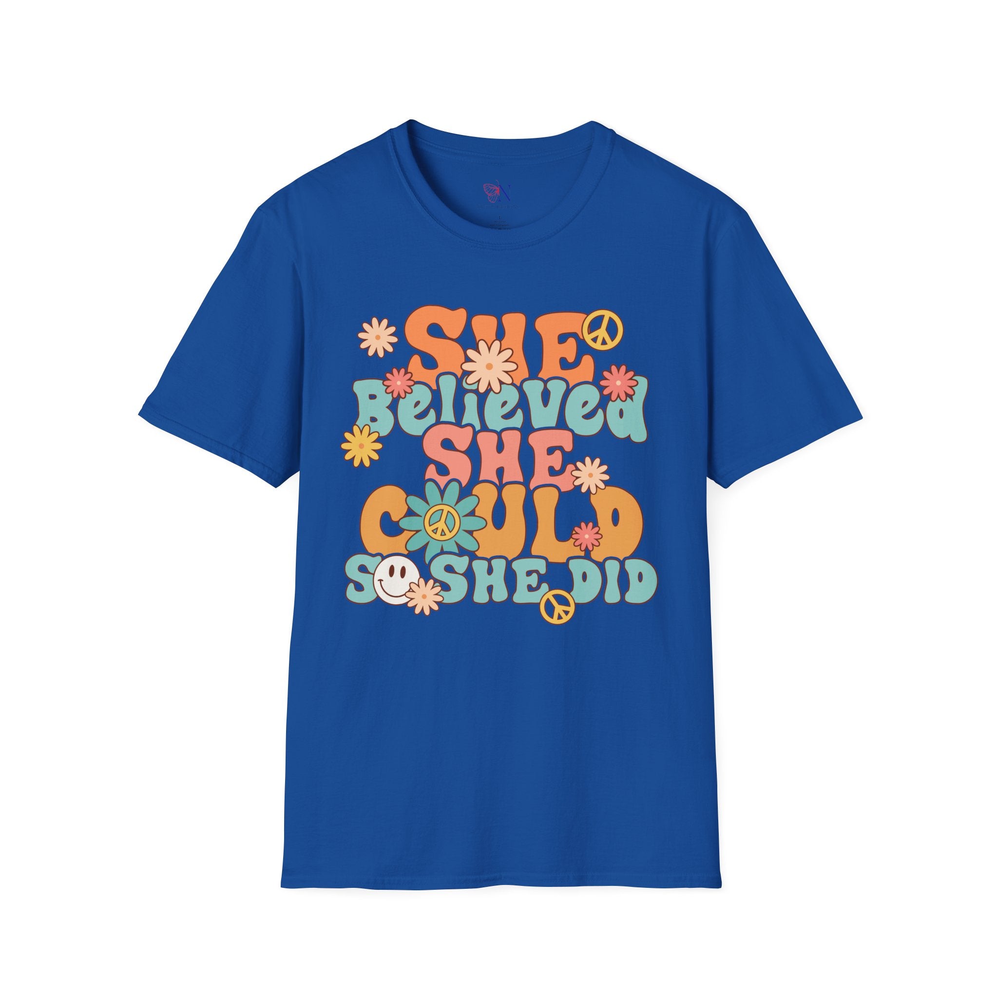 She Believed She Could So She Did tshirt, Motivational tee, Inspirational t-shirt, Encouraging shirt