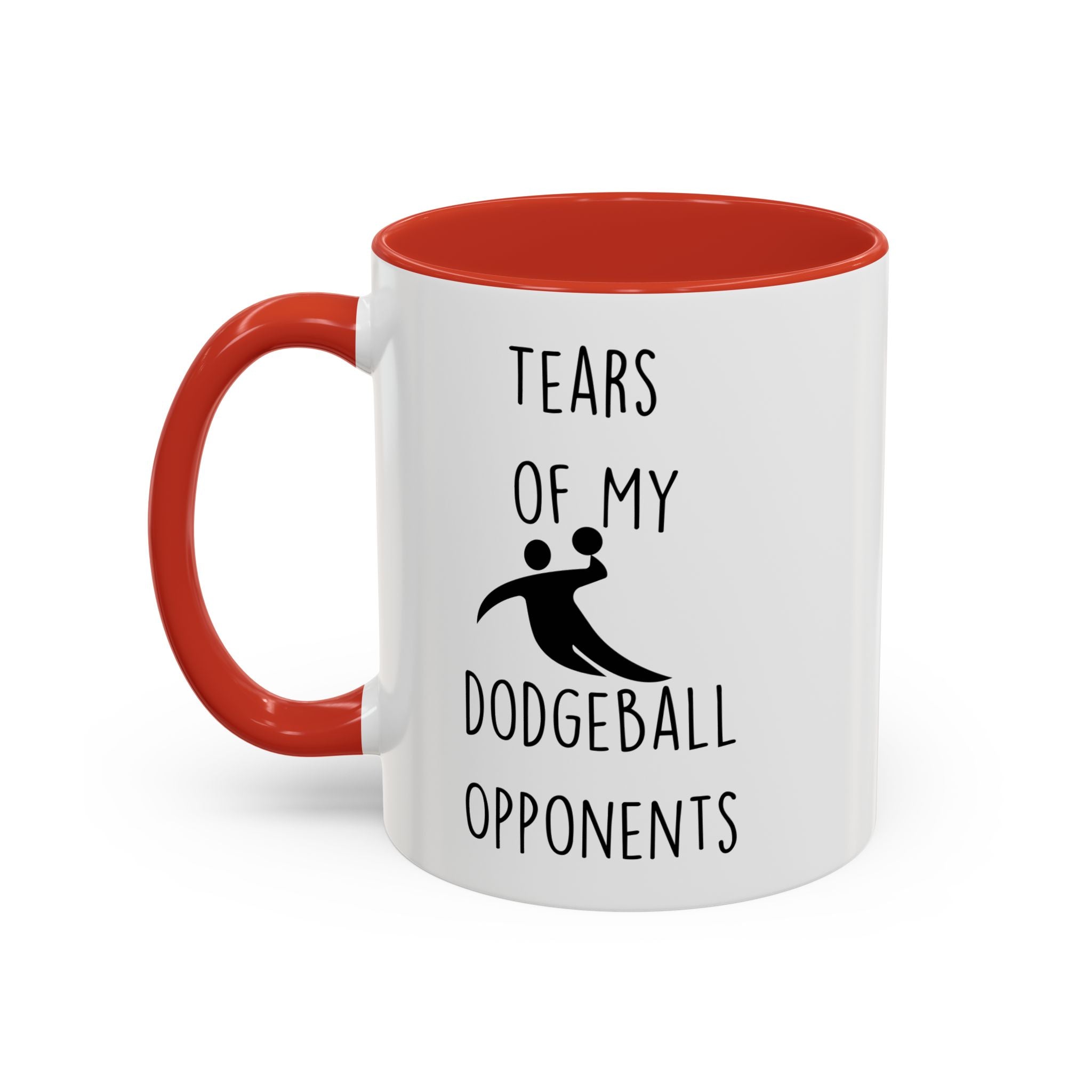 Funny Coffee Mug, Personalized Mug, Tears Of My Dodgeball Opponents, Accent Cup (11, 15oz), Sarcastic Mug,  Tea Coffee Cup, Gift Under 20