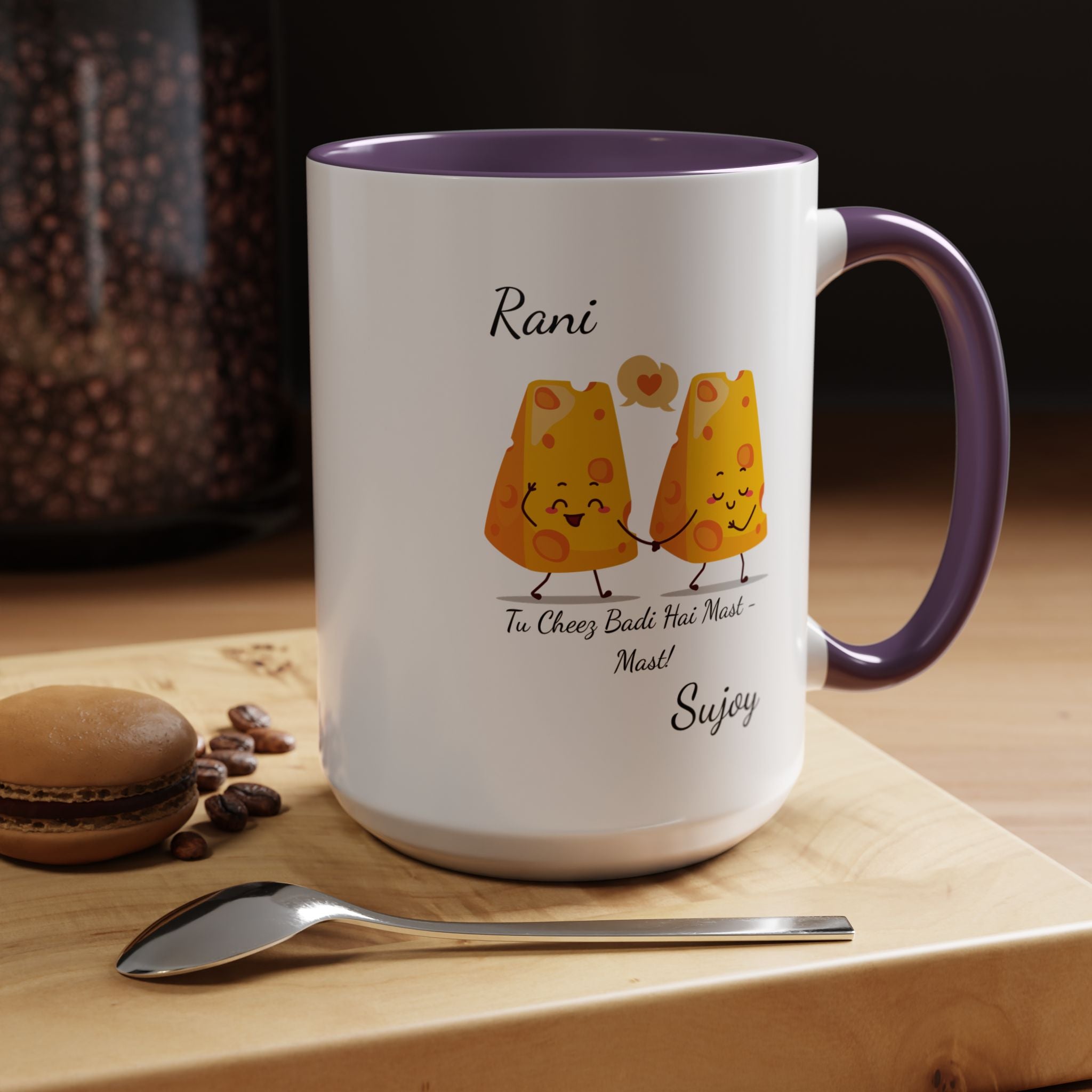 Tu Cheez Badi Hai Mast Mug Lifestyle Mockup | Nutty Designs