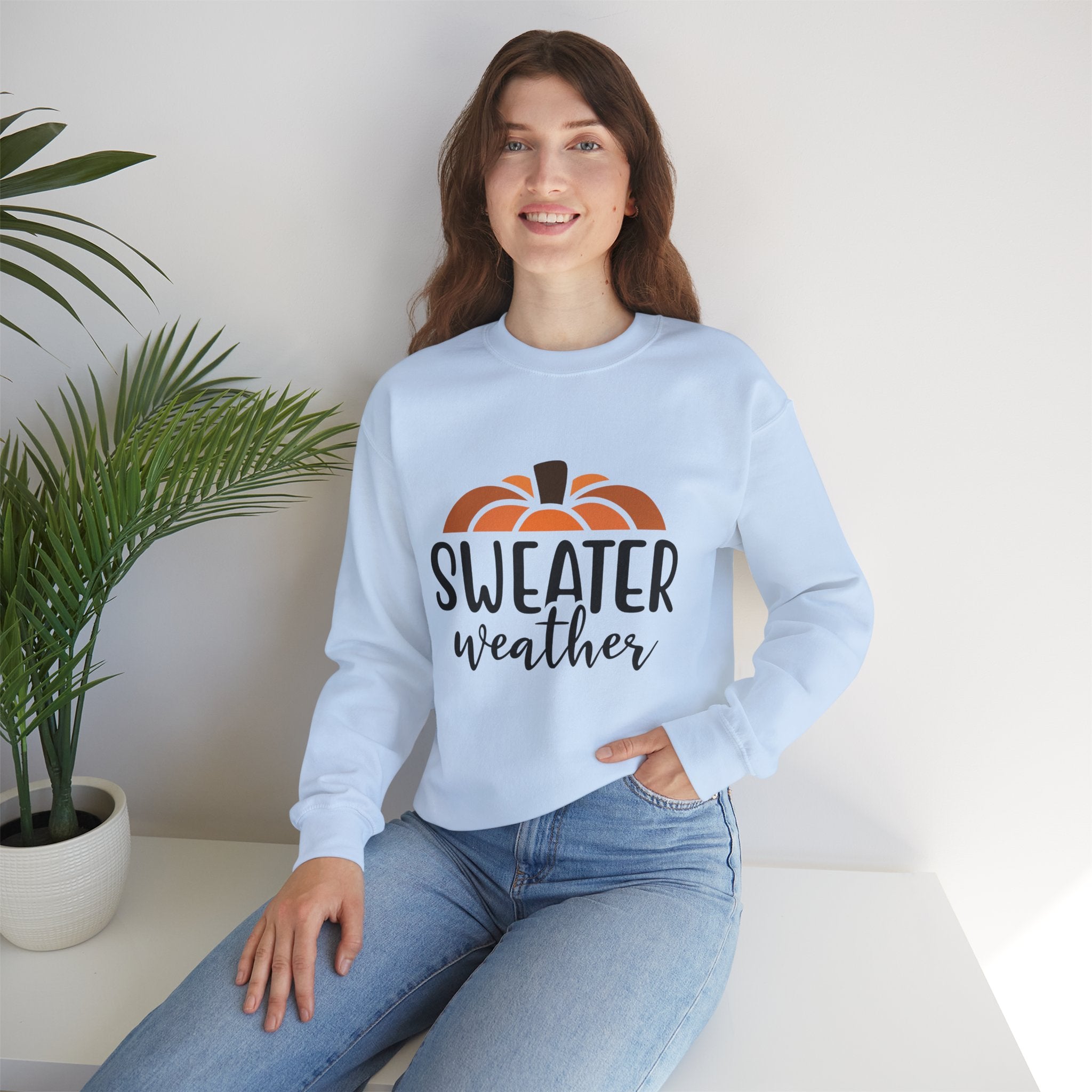 Sweater Weather Crewneck Sweatshirt — Cozy Fall Vibes