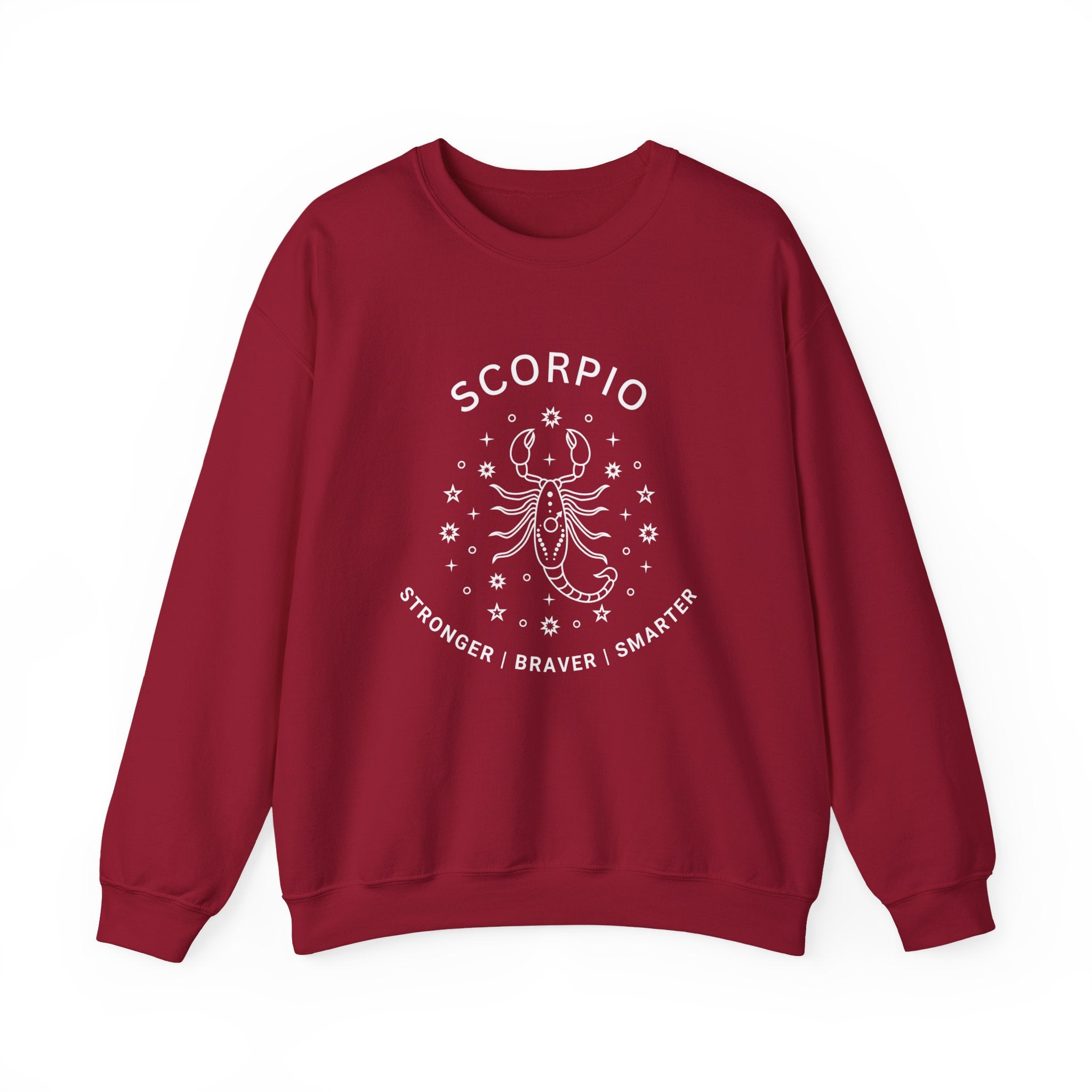Scorpio Stronger Braver Smarter sweatshirt