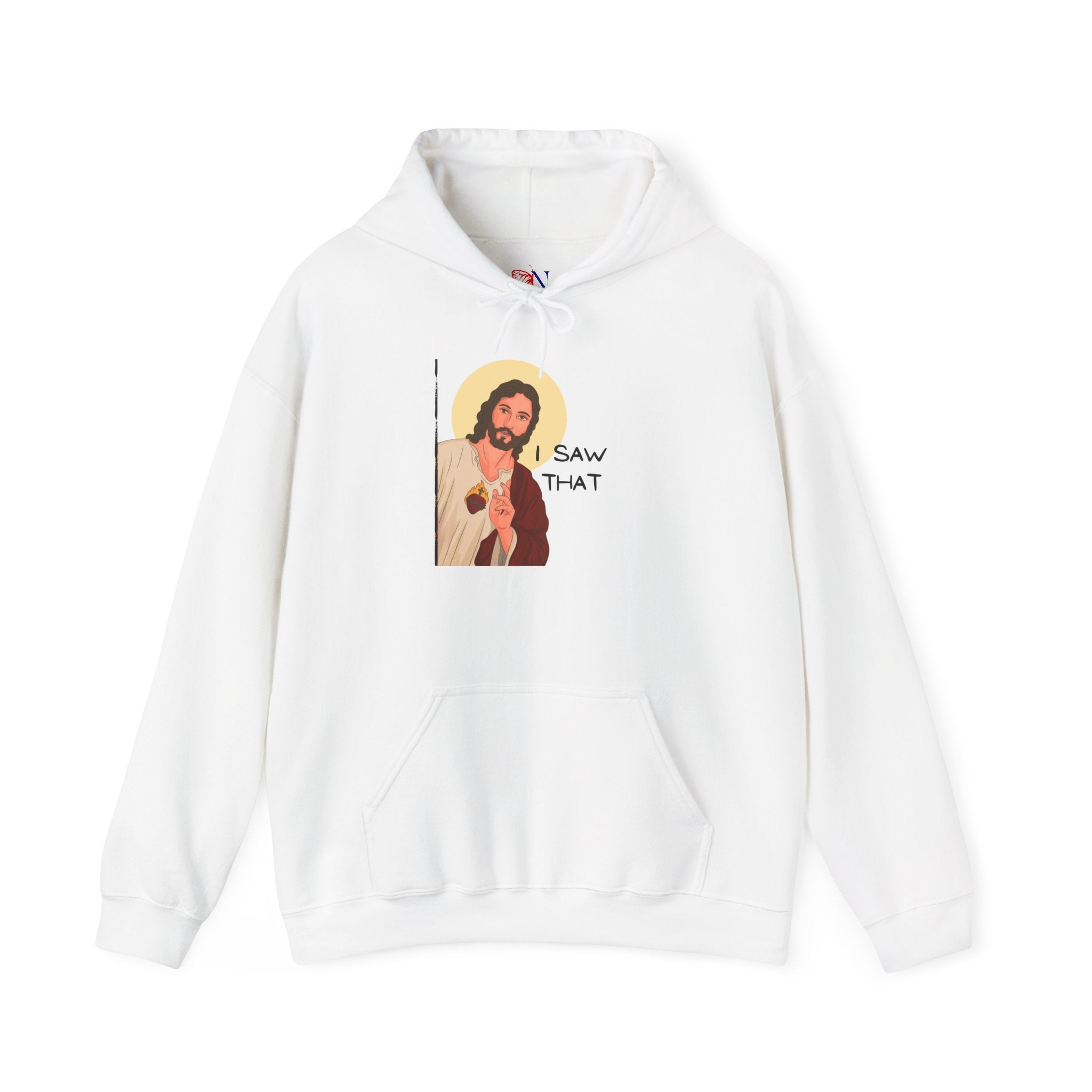 Jesus "I Saw That" Hoodie - Funny Religious Graphic Sweatshirt