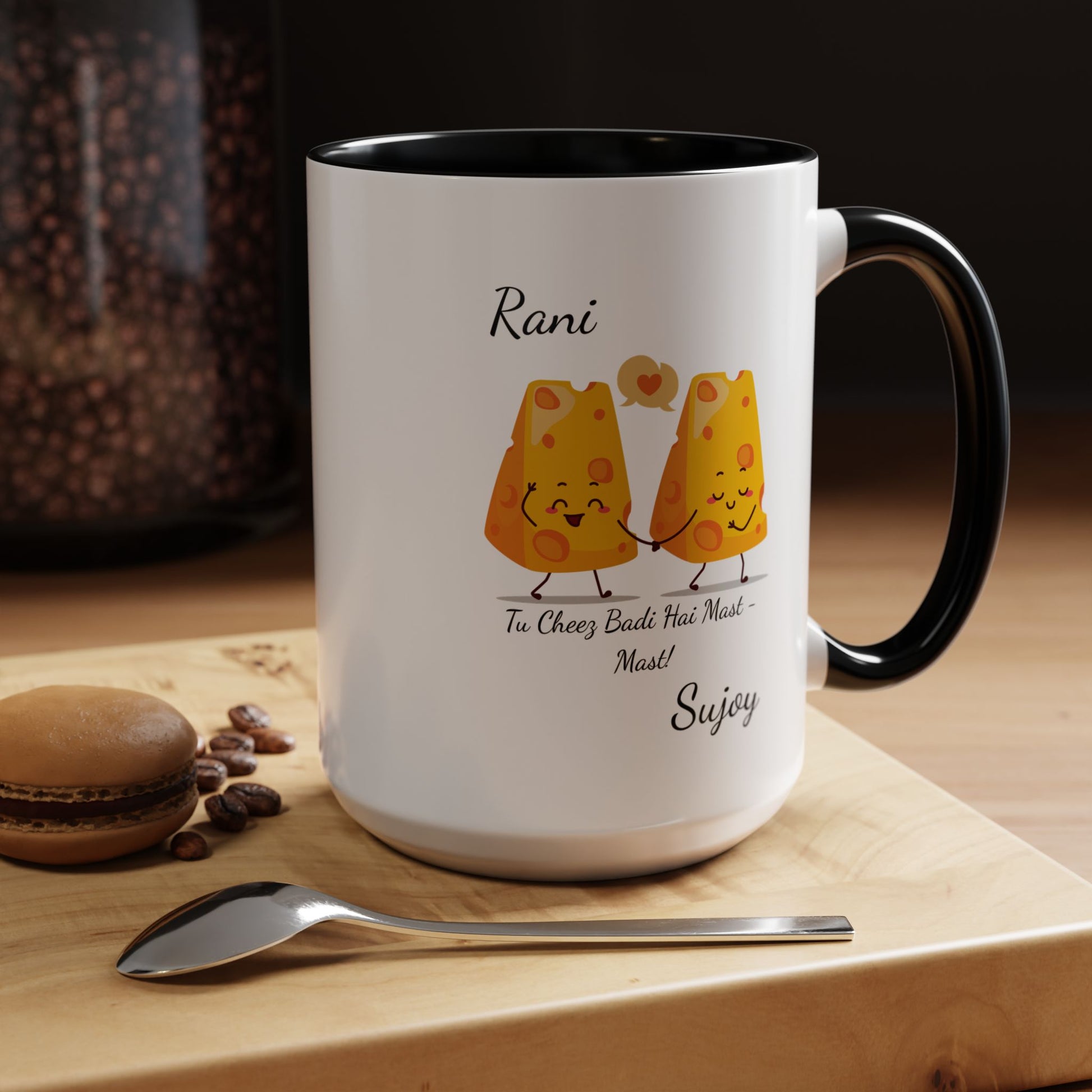 Tu Cheez Badi Hai Mast Mug Lifestyle Mockup | Nutty Designs