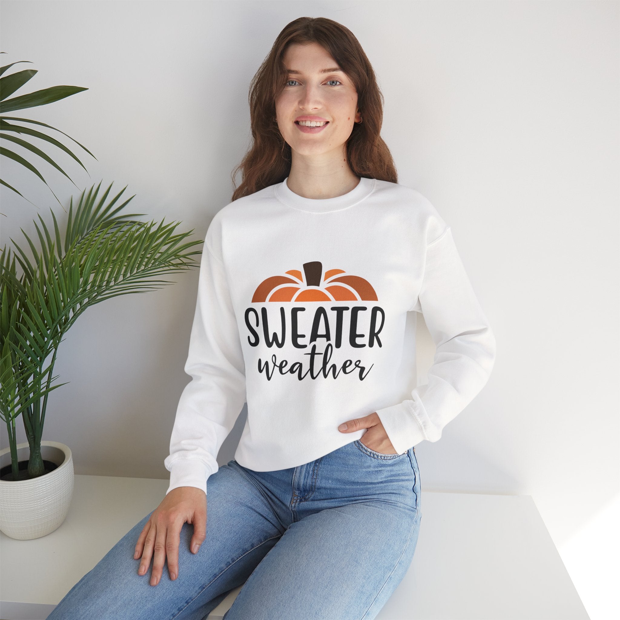 Sweater Weather Crewneck Sweatshirt — Cozy Fall Vibes