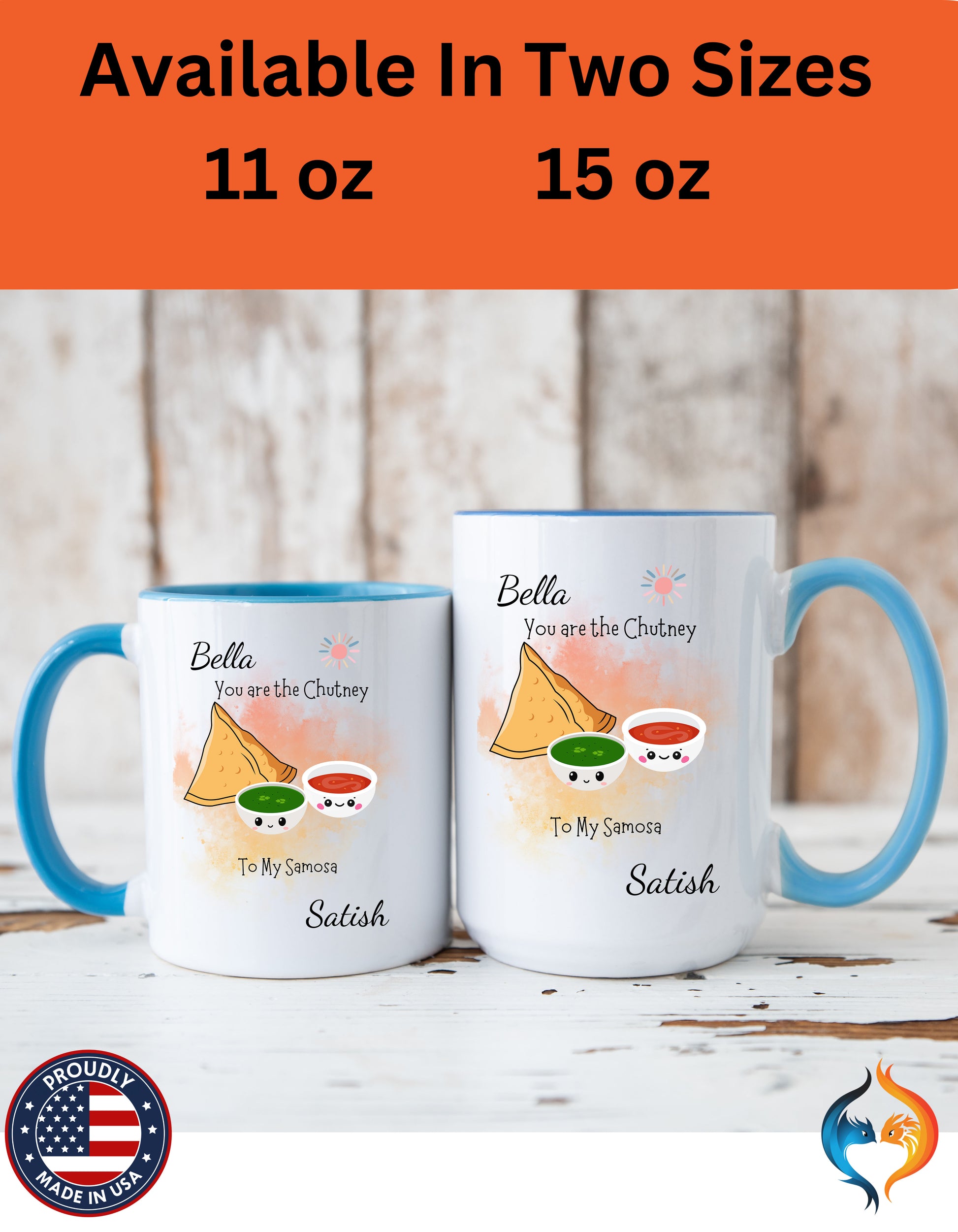 You Are Chutney To My Samosa , Anniversary, Wedding, Valentines Mug Lifestyle Mockup | Nutty Designs