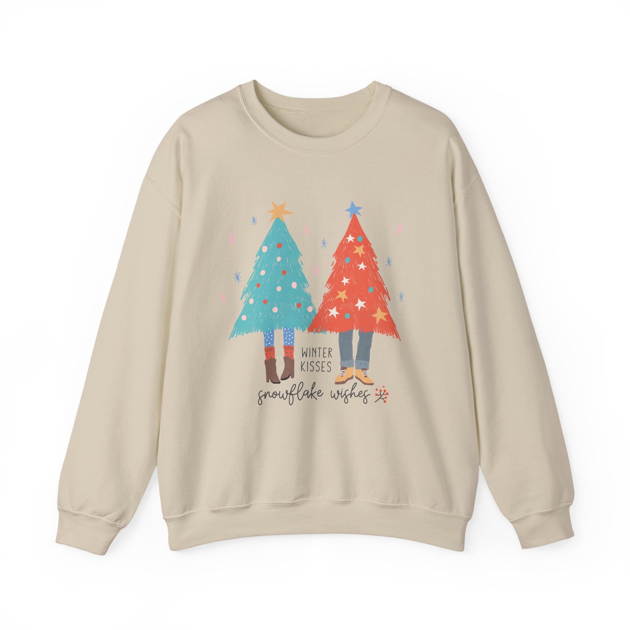 Winter Kisses Snowflake Wishes sweatshirt