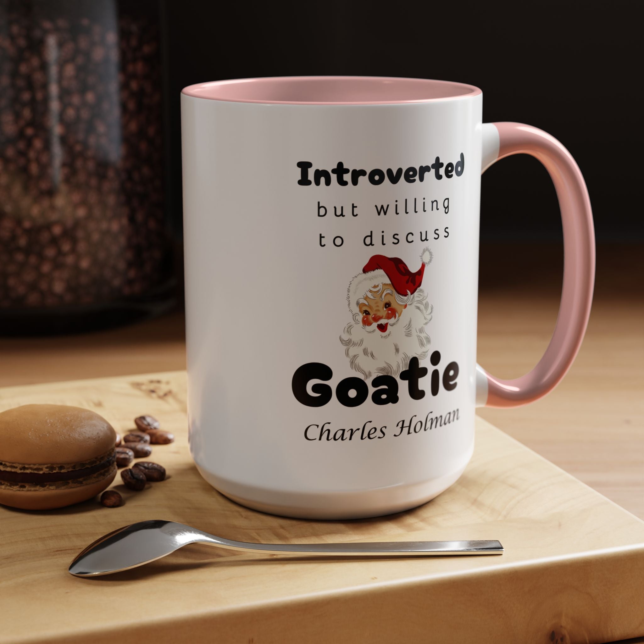Funny Goatie & Santa Claus Beard Personalized Coffee Mug