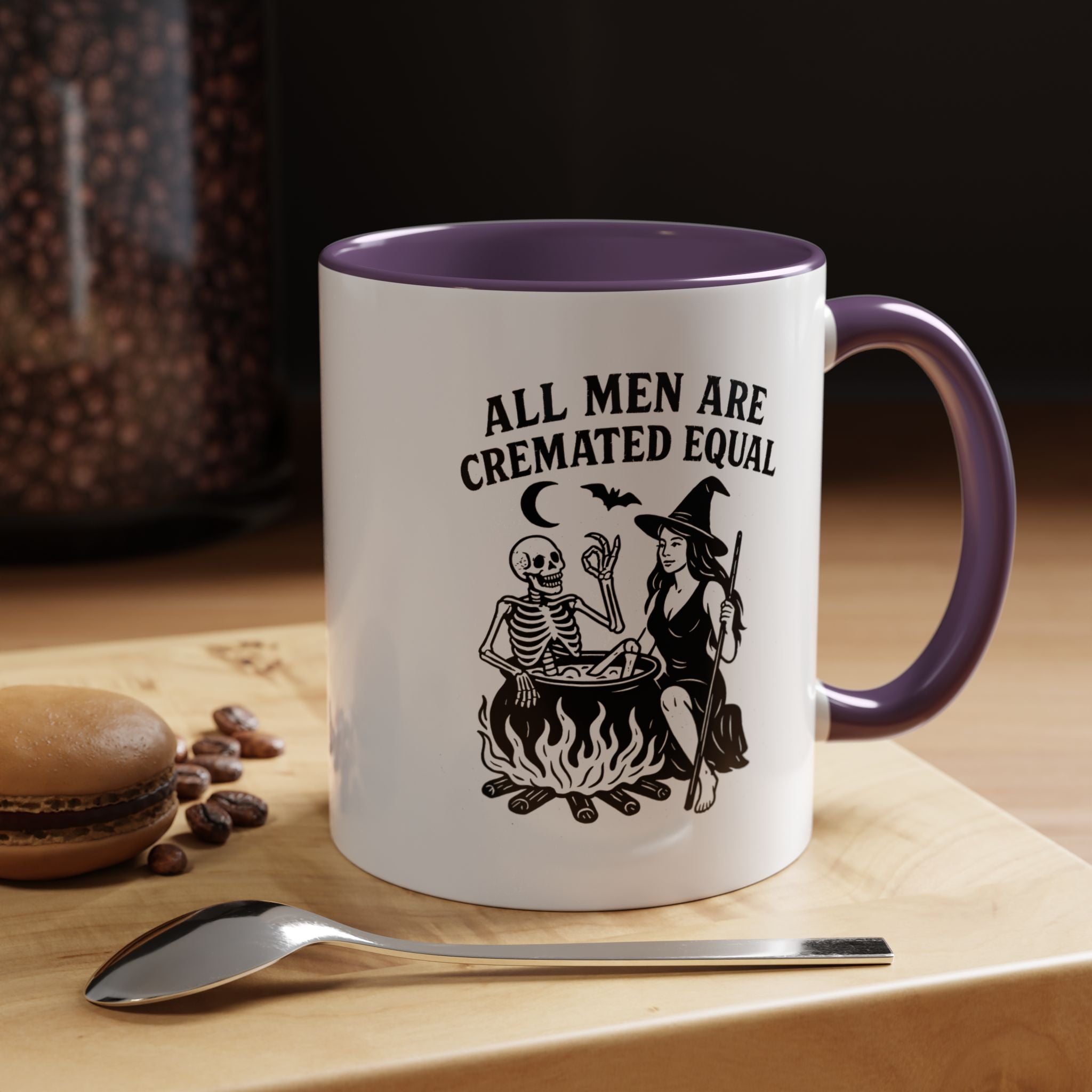 All Men Are Cremated Equal | Funny Coffee Mug, Sarcastic Tea Cup, Unique Gift Idea