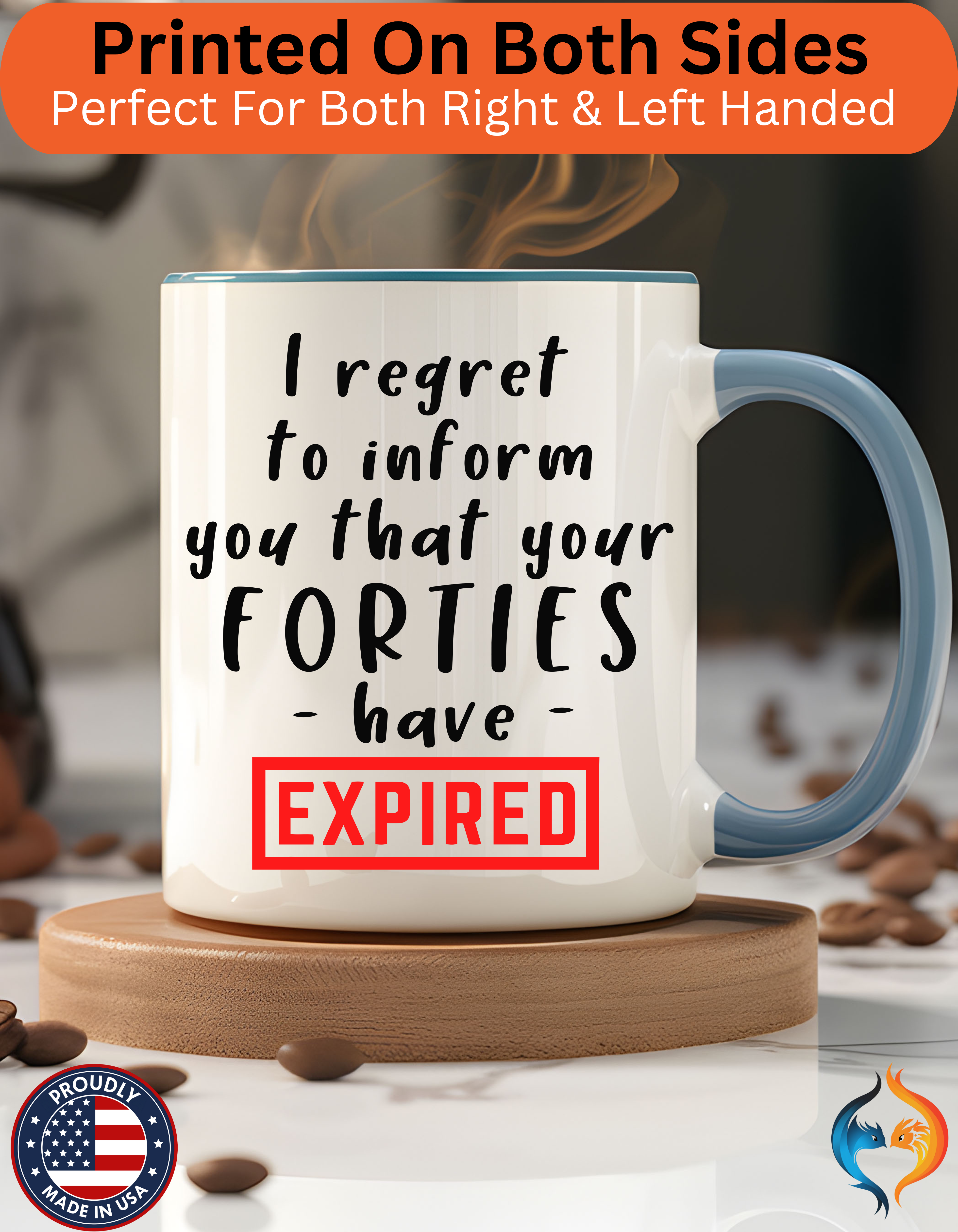 I Regret To Inform You Mug Product Photo | Nutty Designs