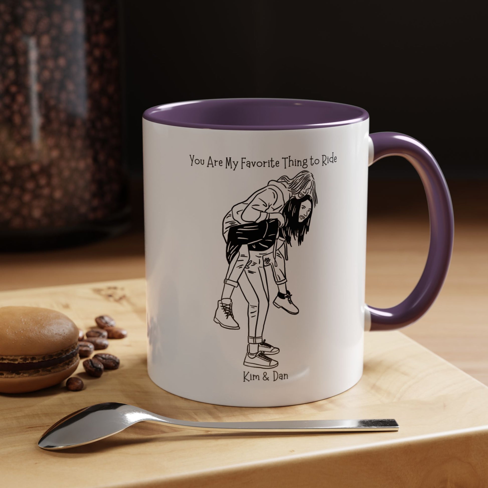 You Are My Favorite Thing To Ride Dirty Valentine Mug Lifestyle Mockup | Nutty Designs