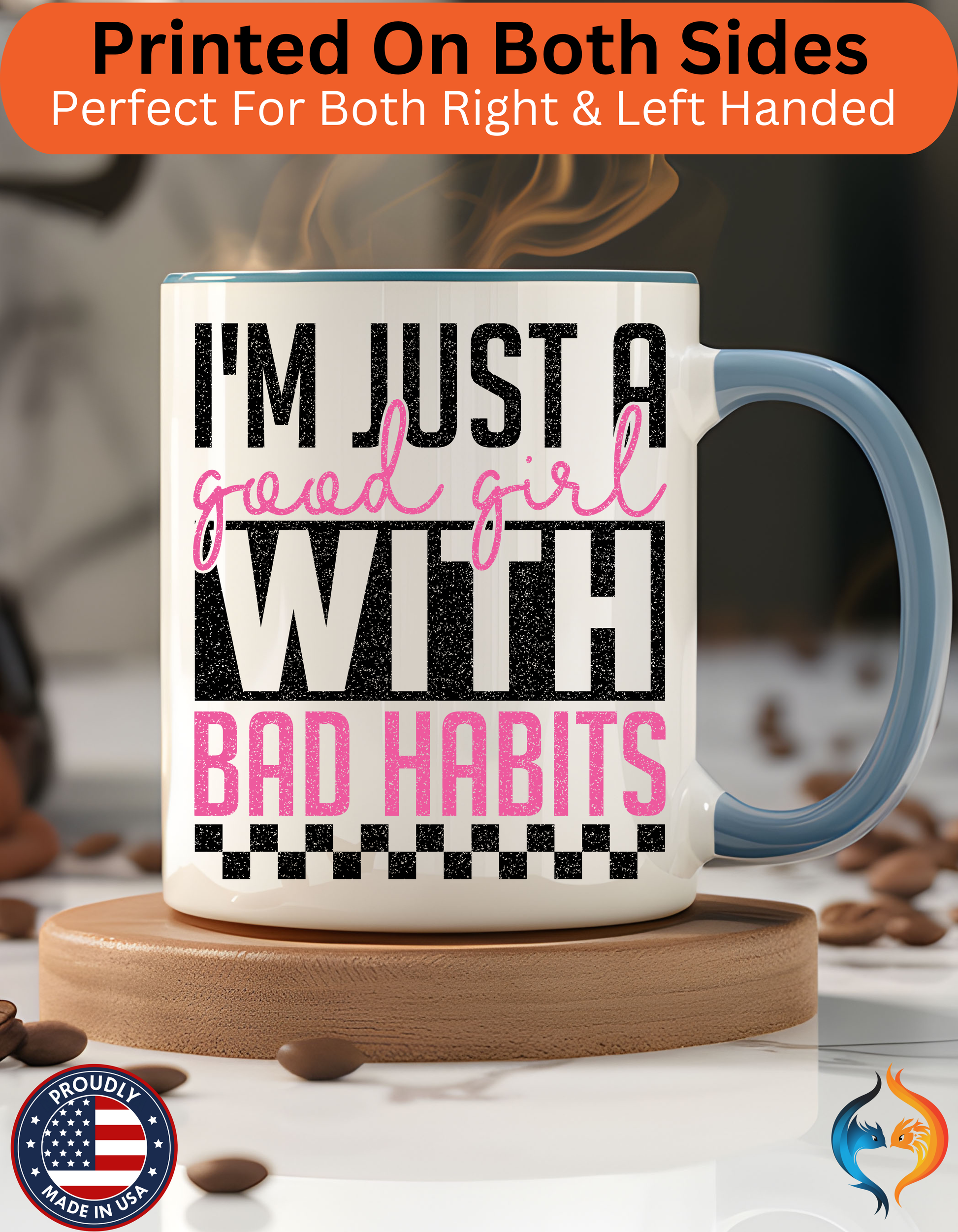I m Just a Good Girl Mug Product Photo | Nutty Designs
