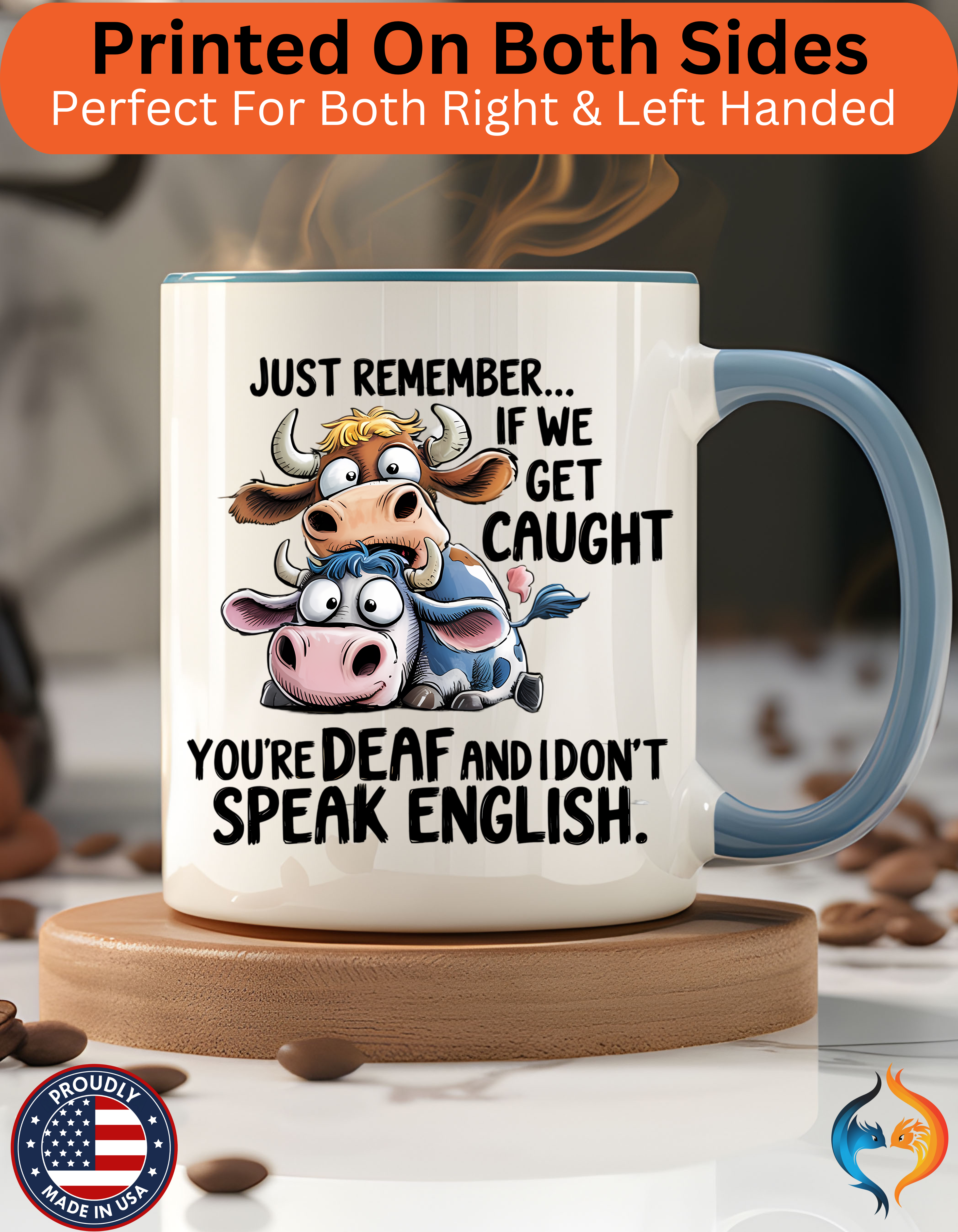If We Get Caught Mug Lifestyle Mockup | Nutty Designs