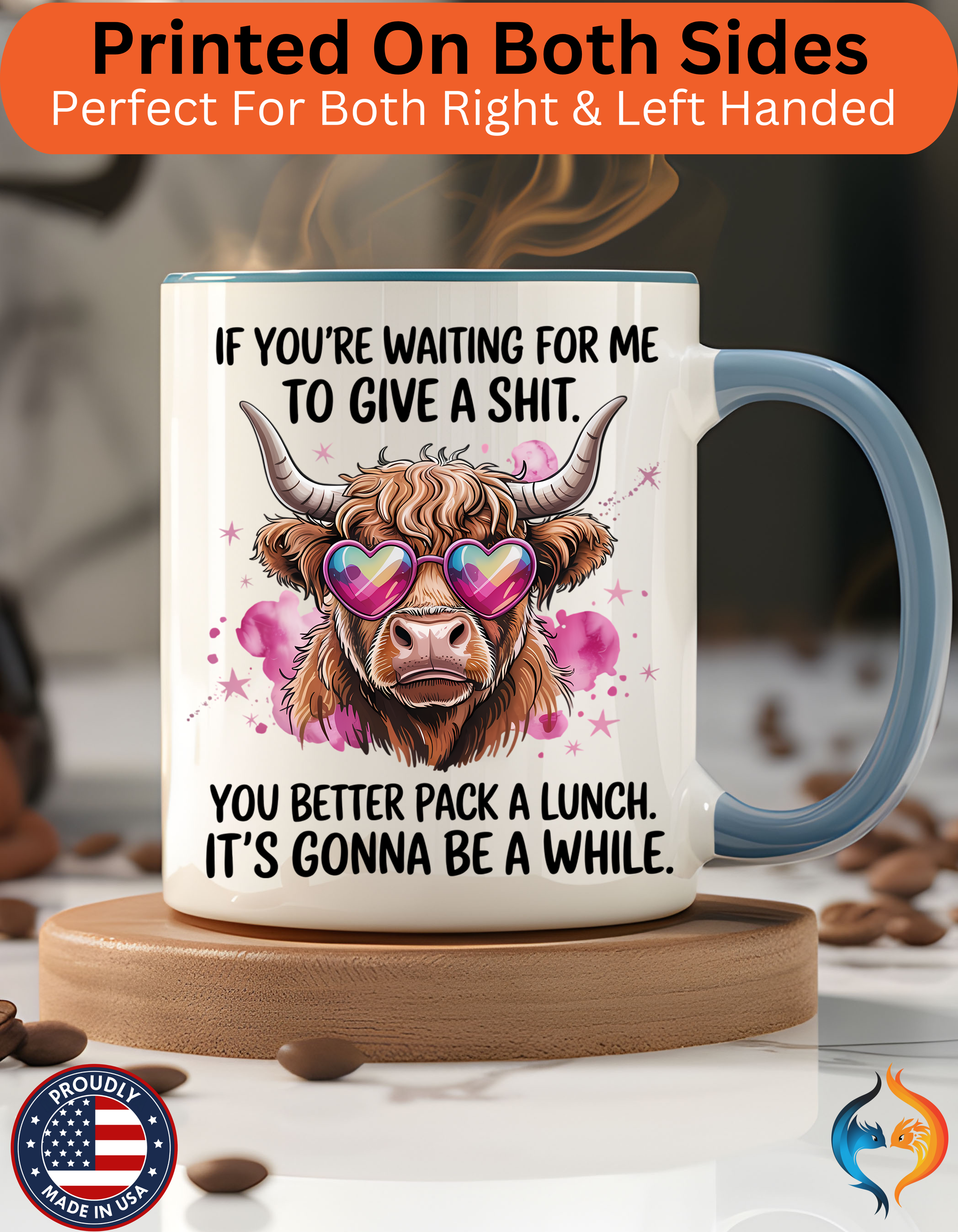 If You re Waiting For Me To Give a Sh t Mug Lifestyle Mockup | Nutty Designs