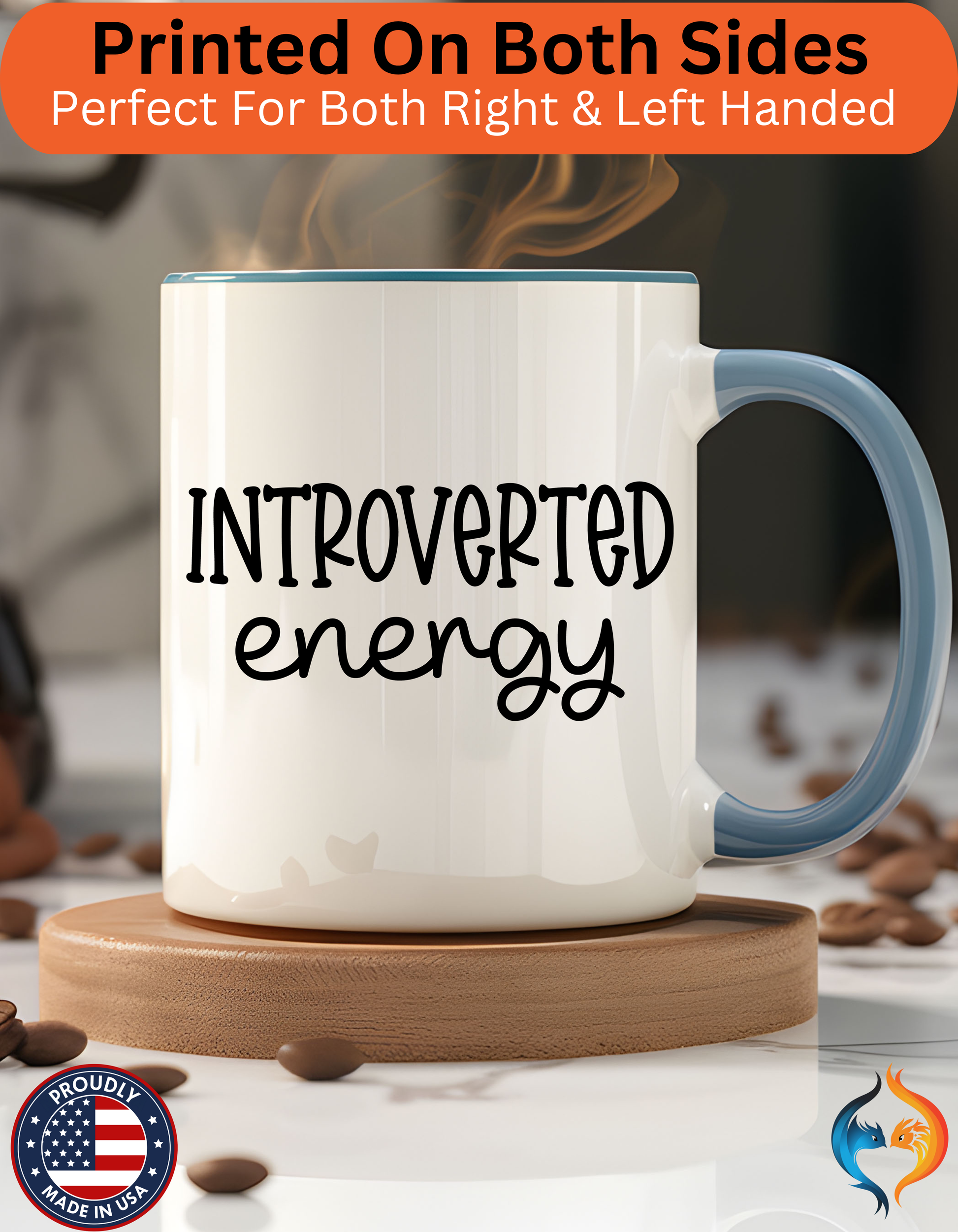 Introverted Energy Mug Product Photo | Nutty Designs
