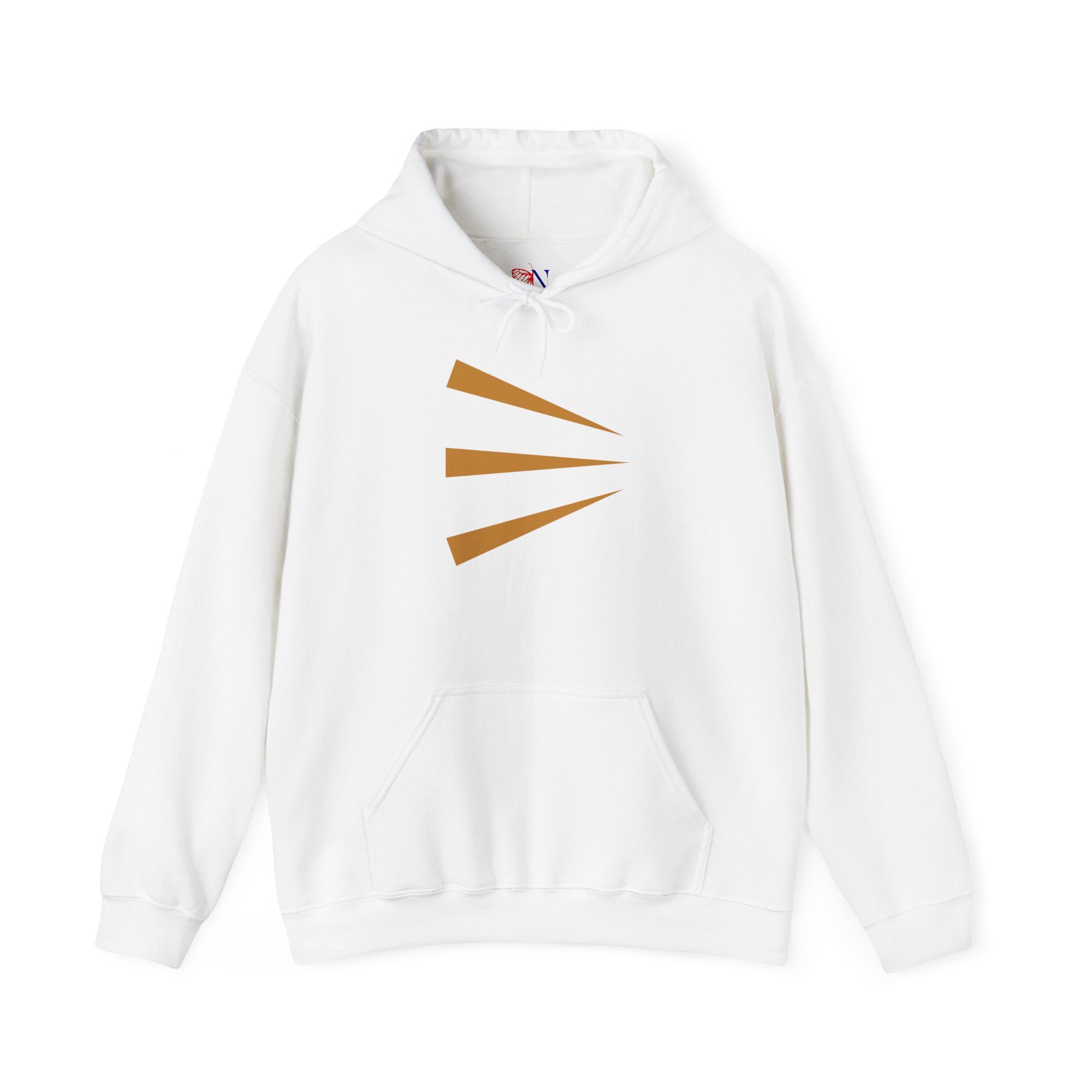 Minimal Gold Accent Hoodie