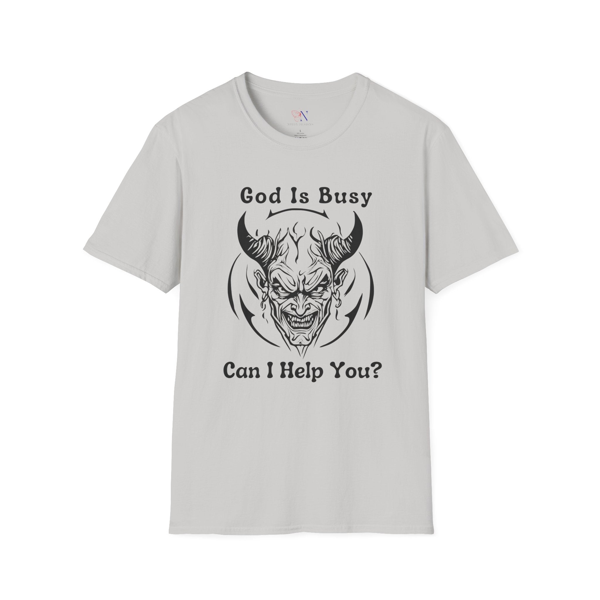 God Is Busy-Dark-T-shirt