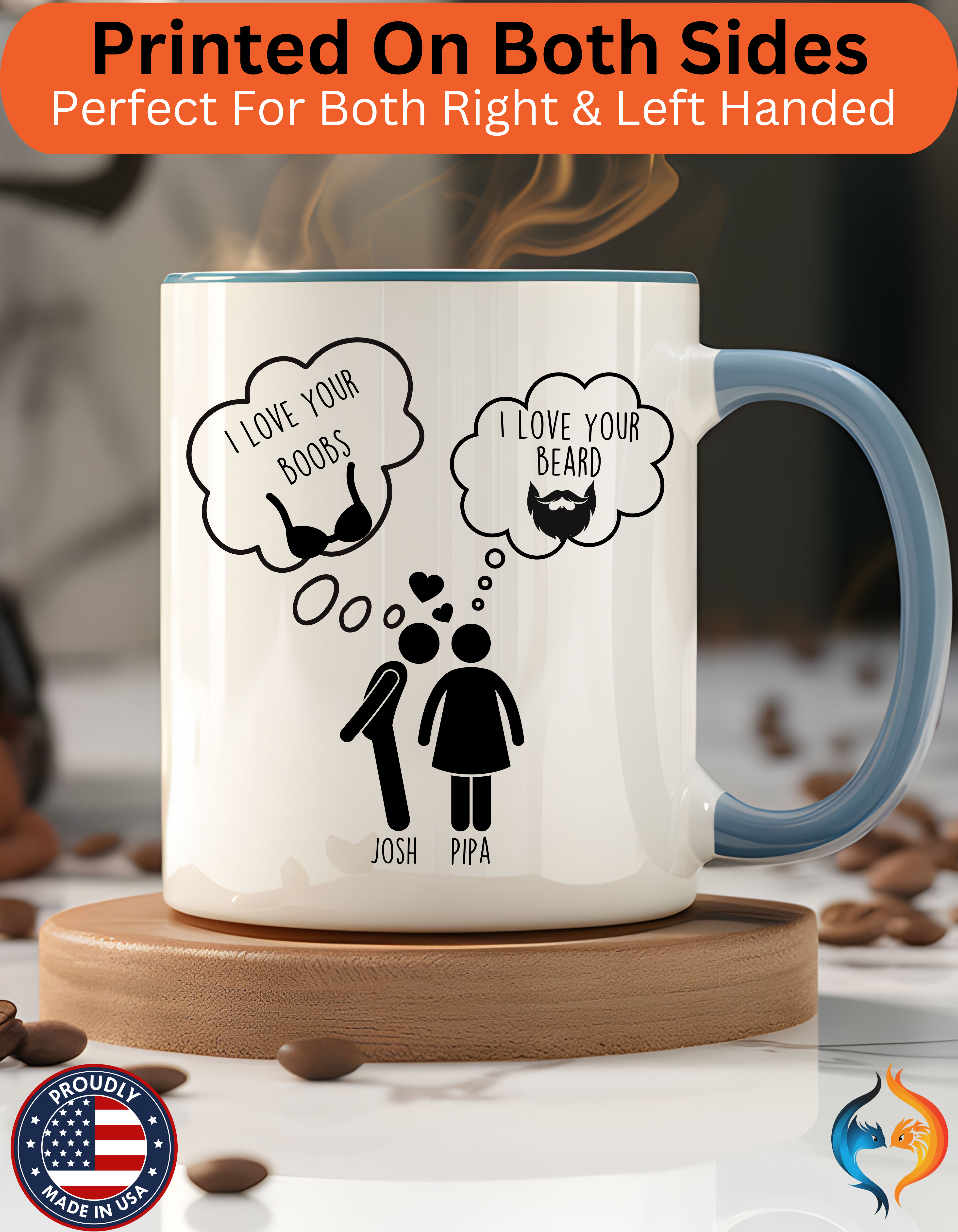 Love Your Beard Mug Product Photo | Nutty Designs