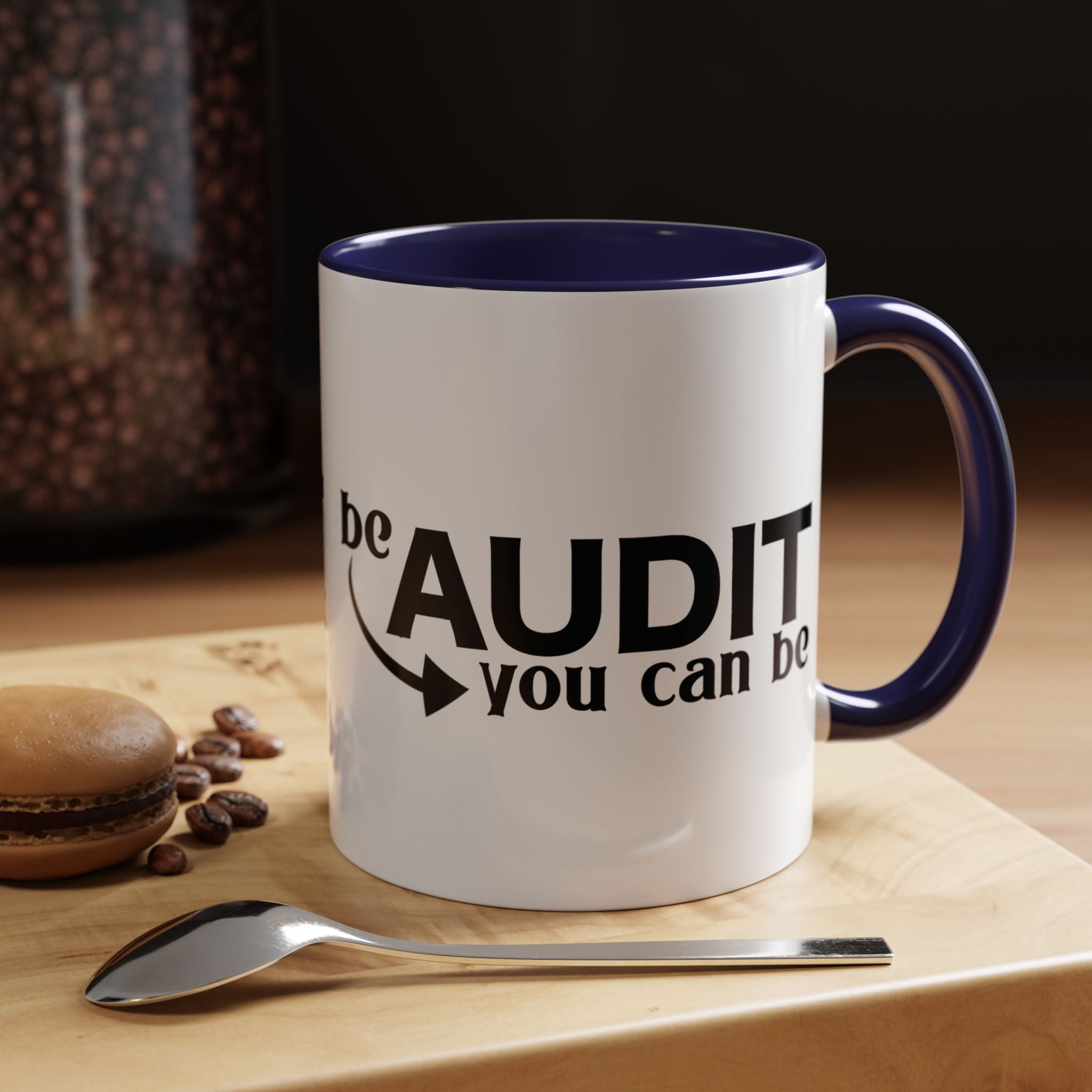 Funny Coffee Mug, Personalized Mug, Be Audit You Can Be Accent Coffee Cup (11, 15oz), Gift Under 20, White Elephant, CPA, Accountant, Tax