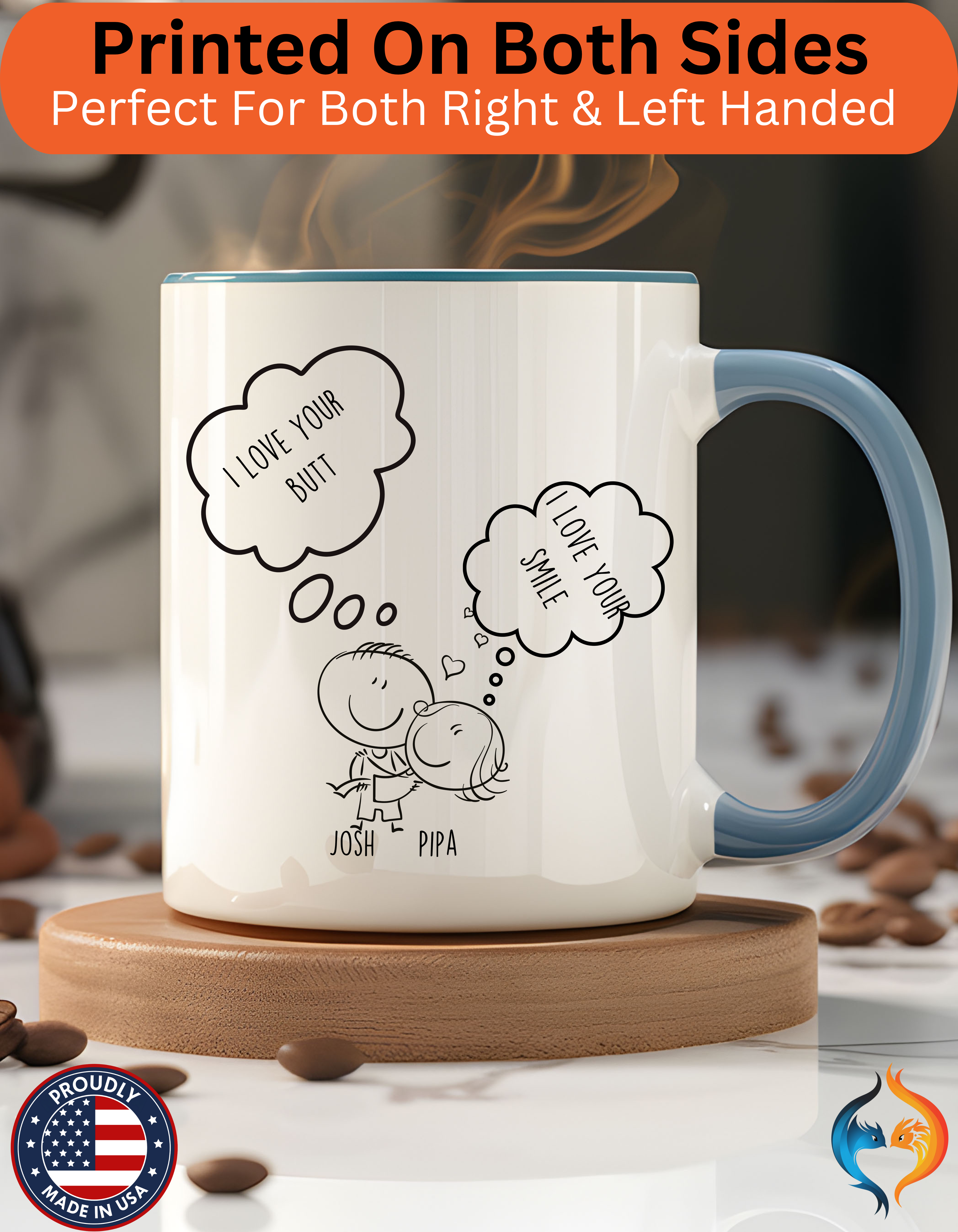 Love Your Butt Mug Product Photo | Nutty Designs