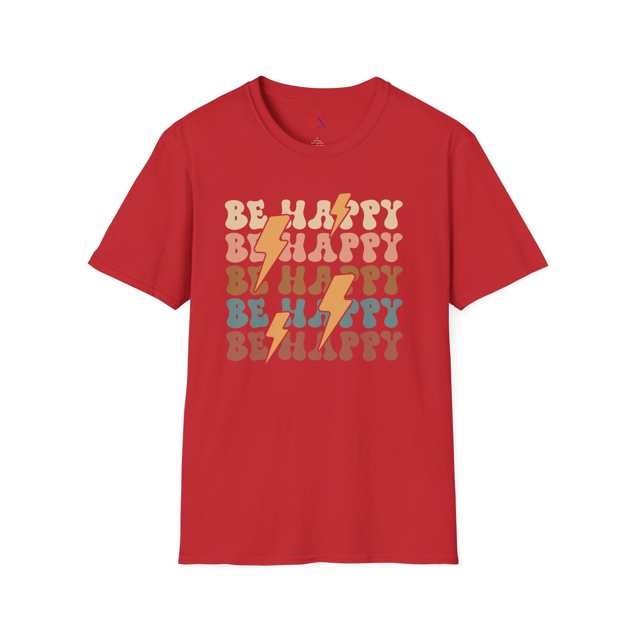 Be Happy, Encouraging T-Shirt, Happy T-Shirt, Positive Sayings Tshirt, Good Vibes Only, Positivity Quotes unisex Shirt