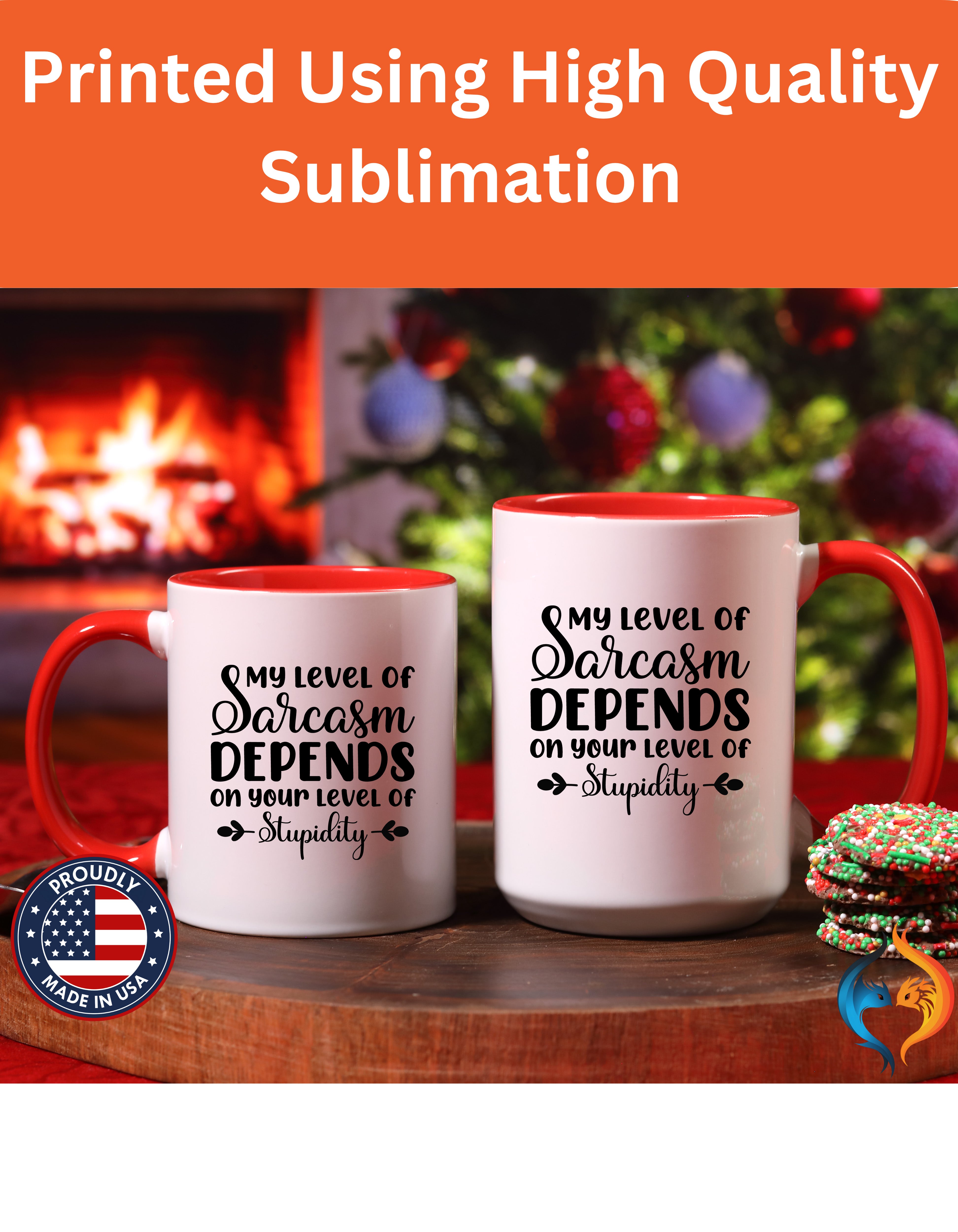 Sarcasm Level Mug - Funny Personalized Gift