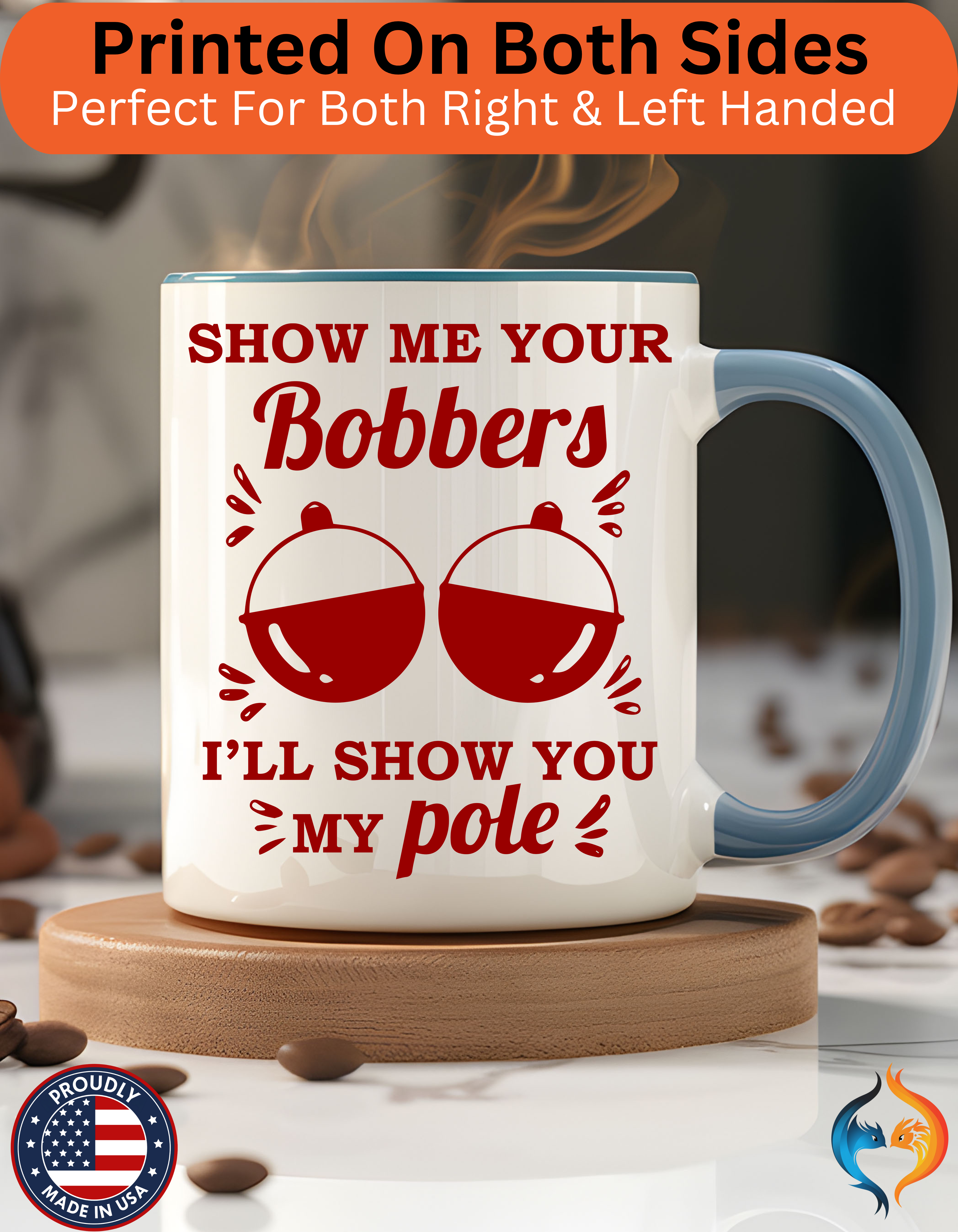 Show Me Your Bobbers Mug Product Photo | Nutty Designs