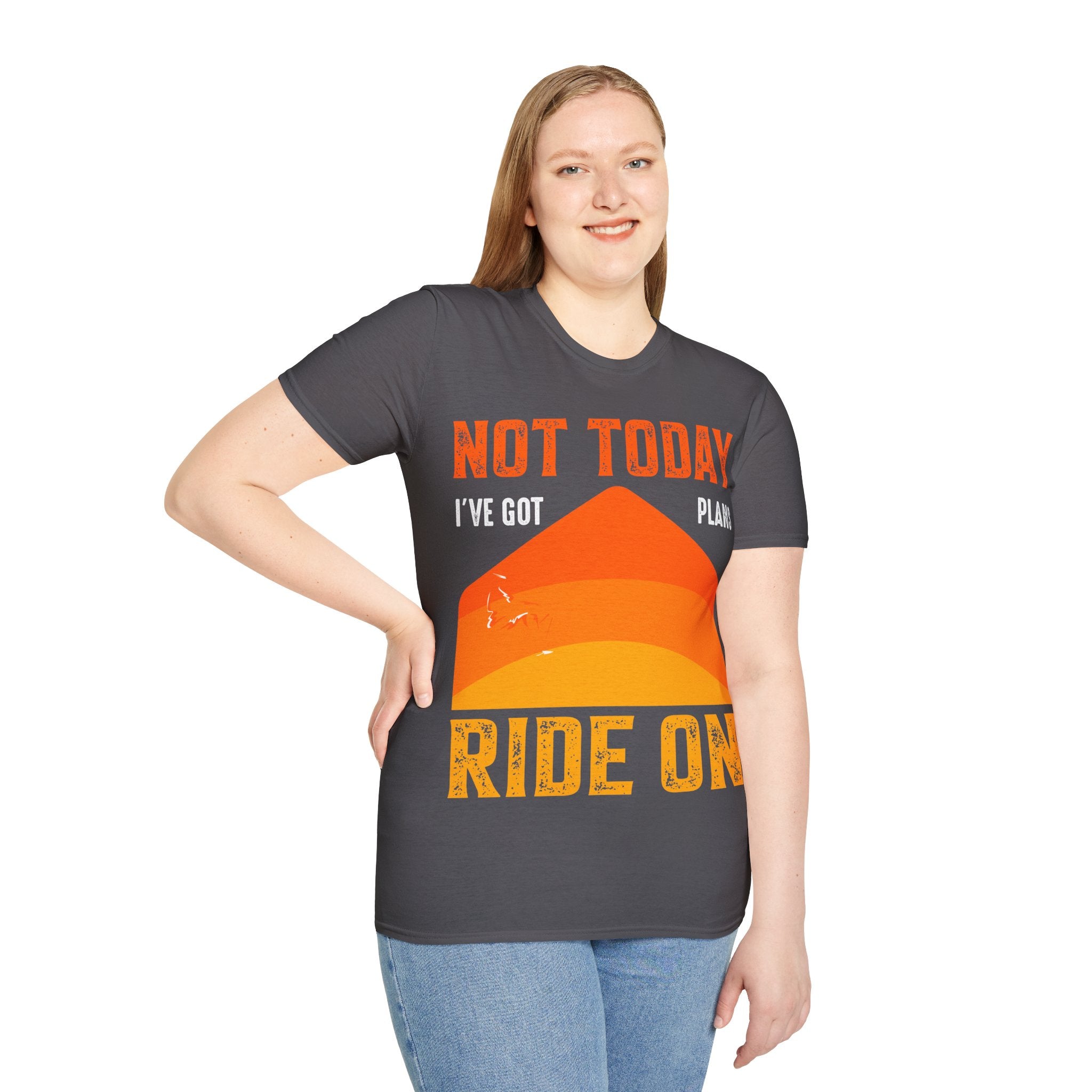 Not Today, I've Got Plans, Ride On, Biking Retro style gift Tshirt, Bikers Tee, Bike Lover Gift, Bicycle Sport, Gift for him Unisex T-shirt