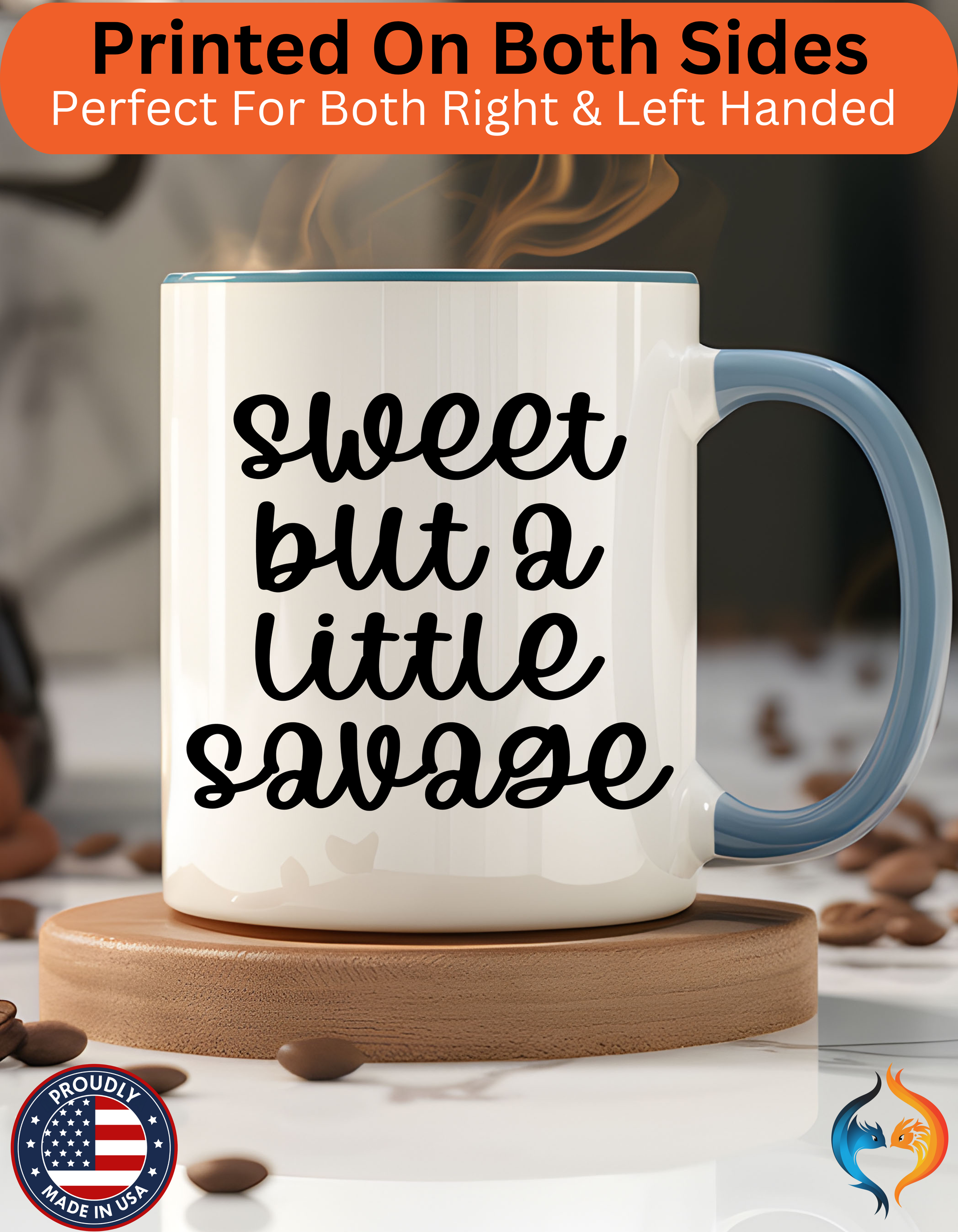 Sweet But Savage Mug Product Photo | Nutty Designs