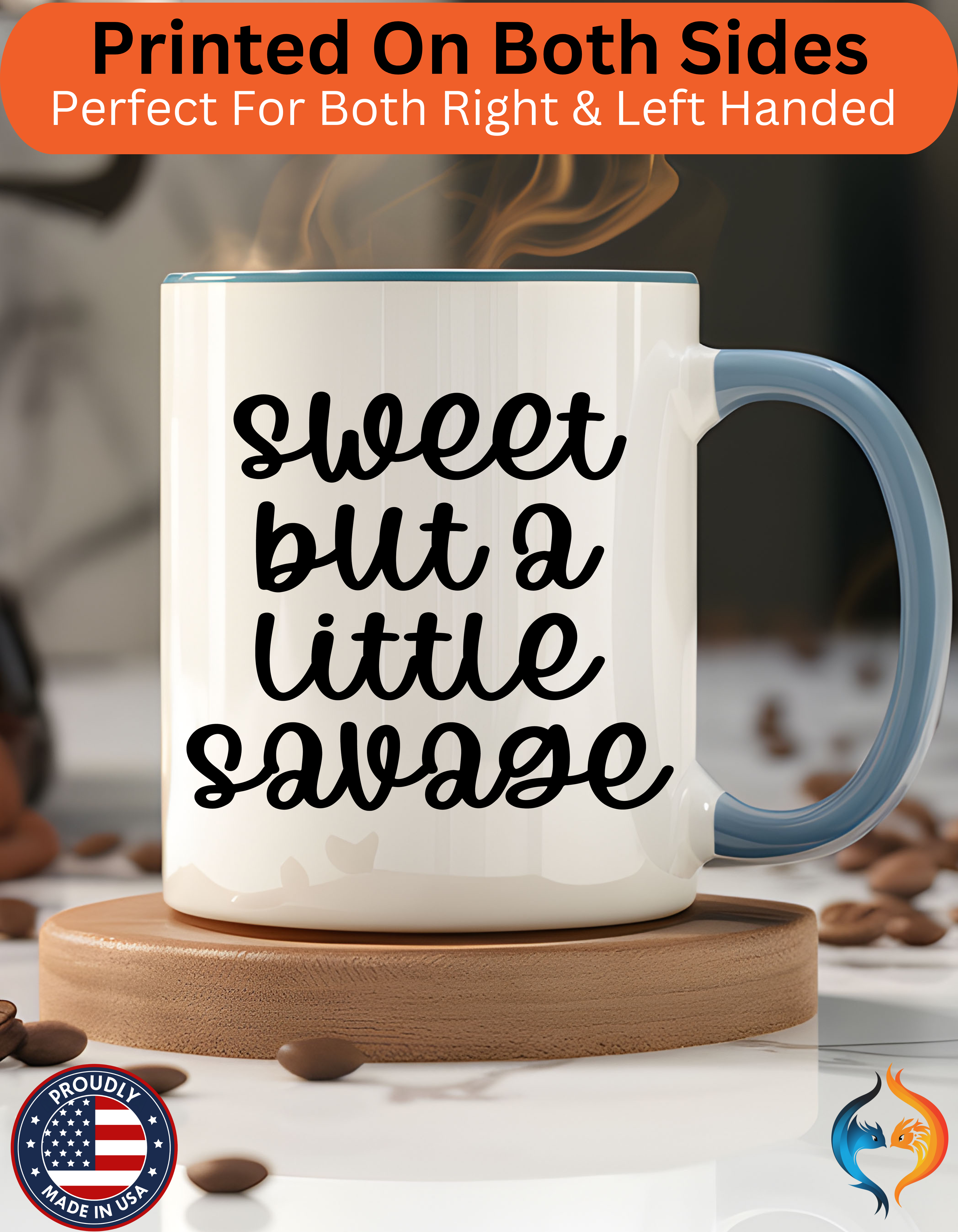 Sweet But Savage Mug Product Photo | Nutty Designs