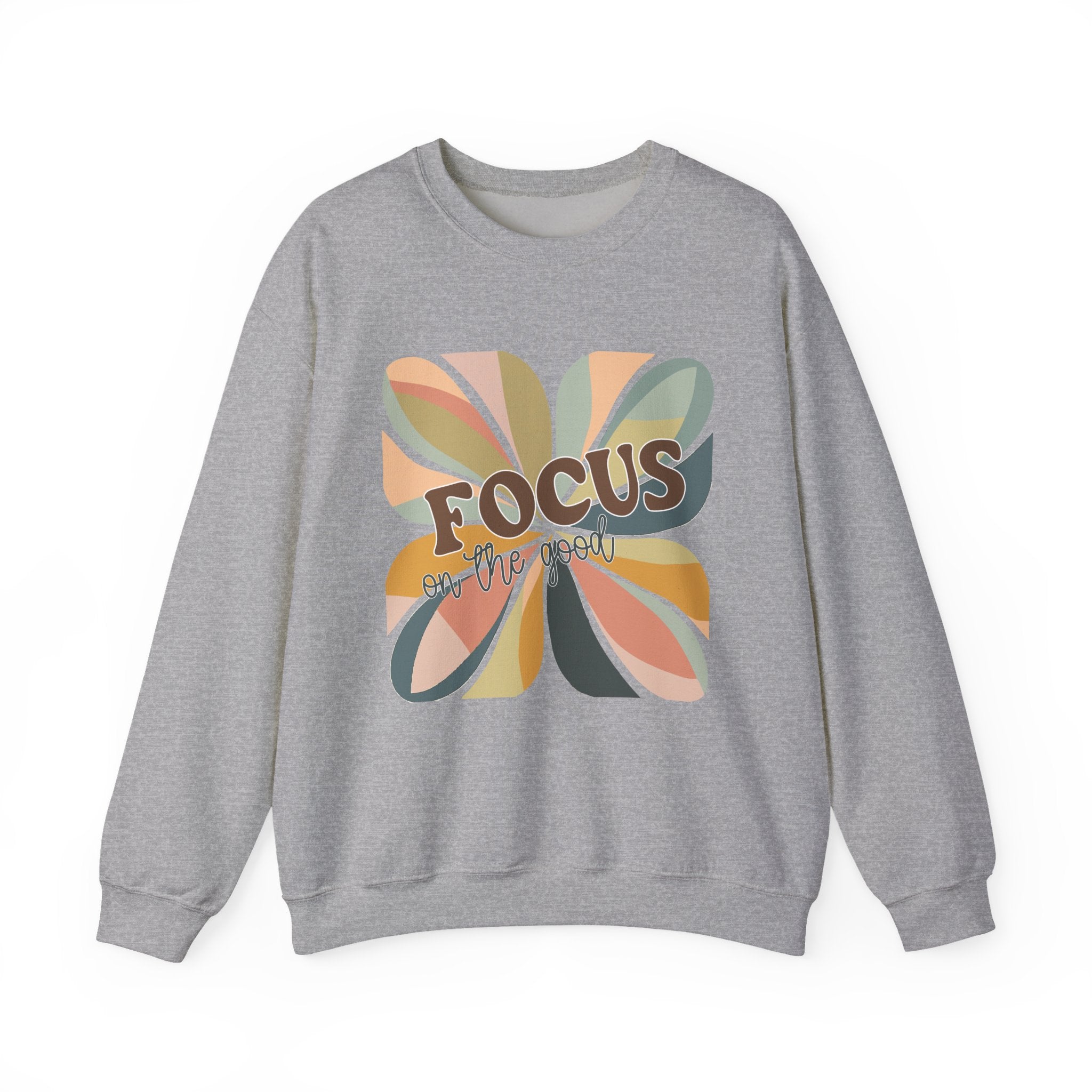 Positive Vibes Sweatshirt, Inspirational Jumper, Motivational Pullover, Good Vibes Apparel, Focus on the Good Shirt