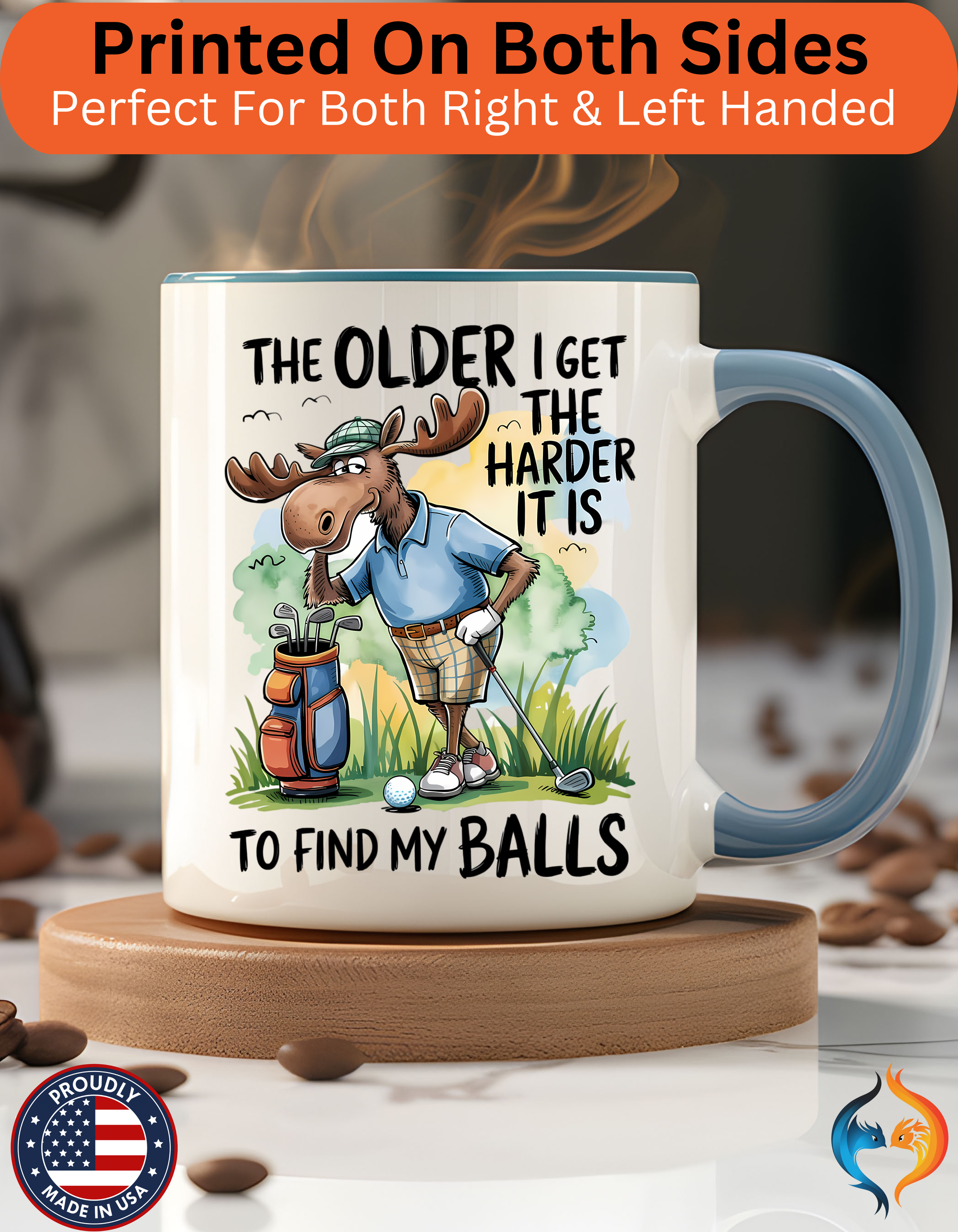 The Older I Get Mug Product Photo | Nutty Designs