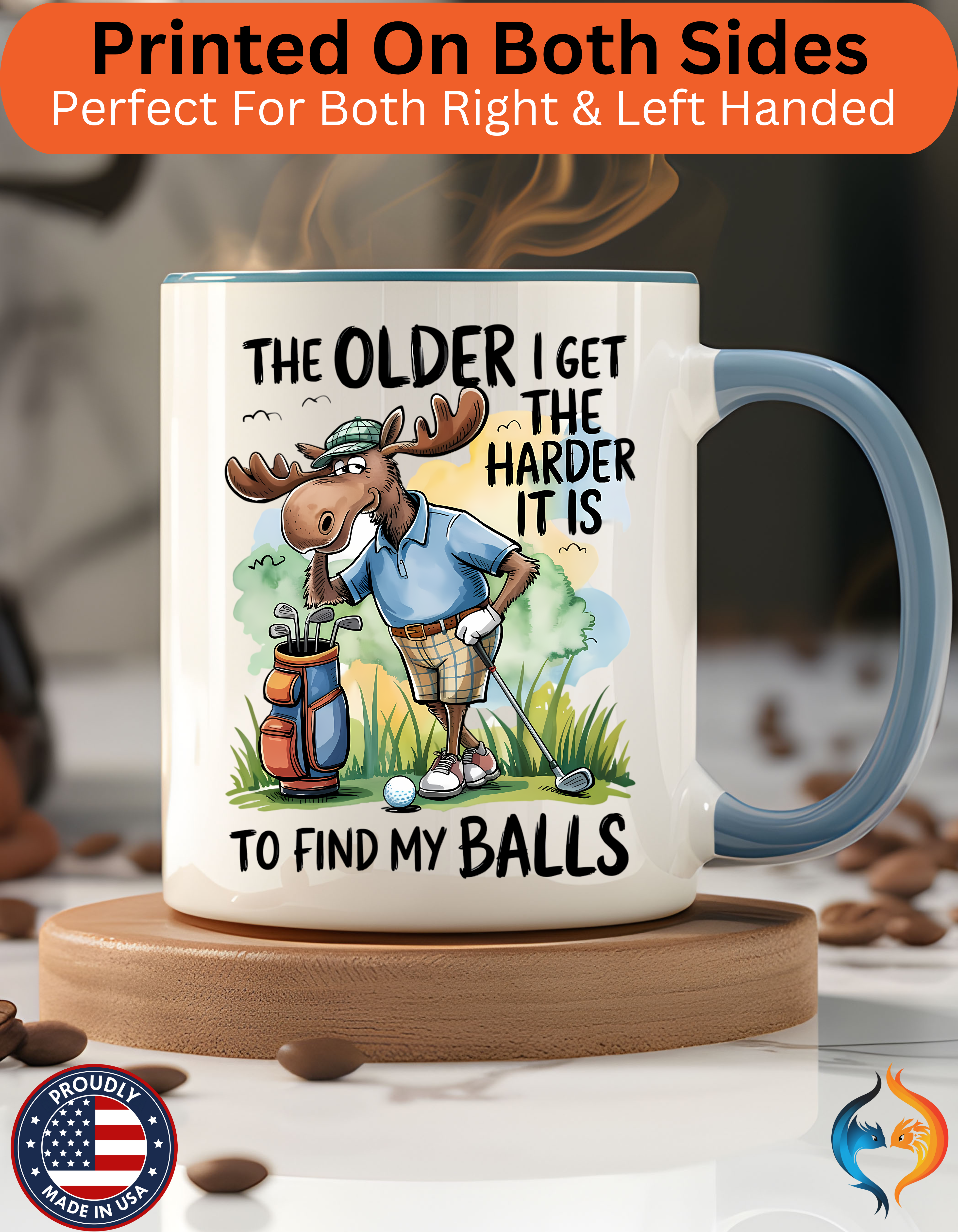 The Older I Get Mug Product Photo | Nutty Designs