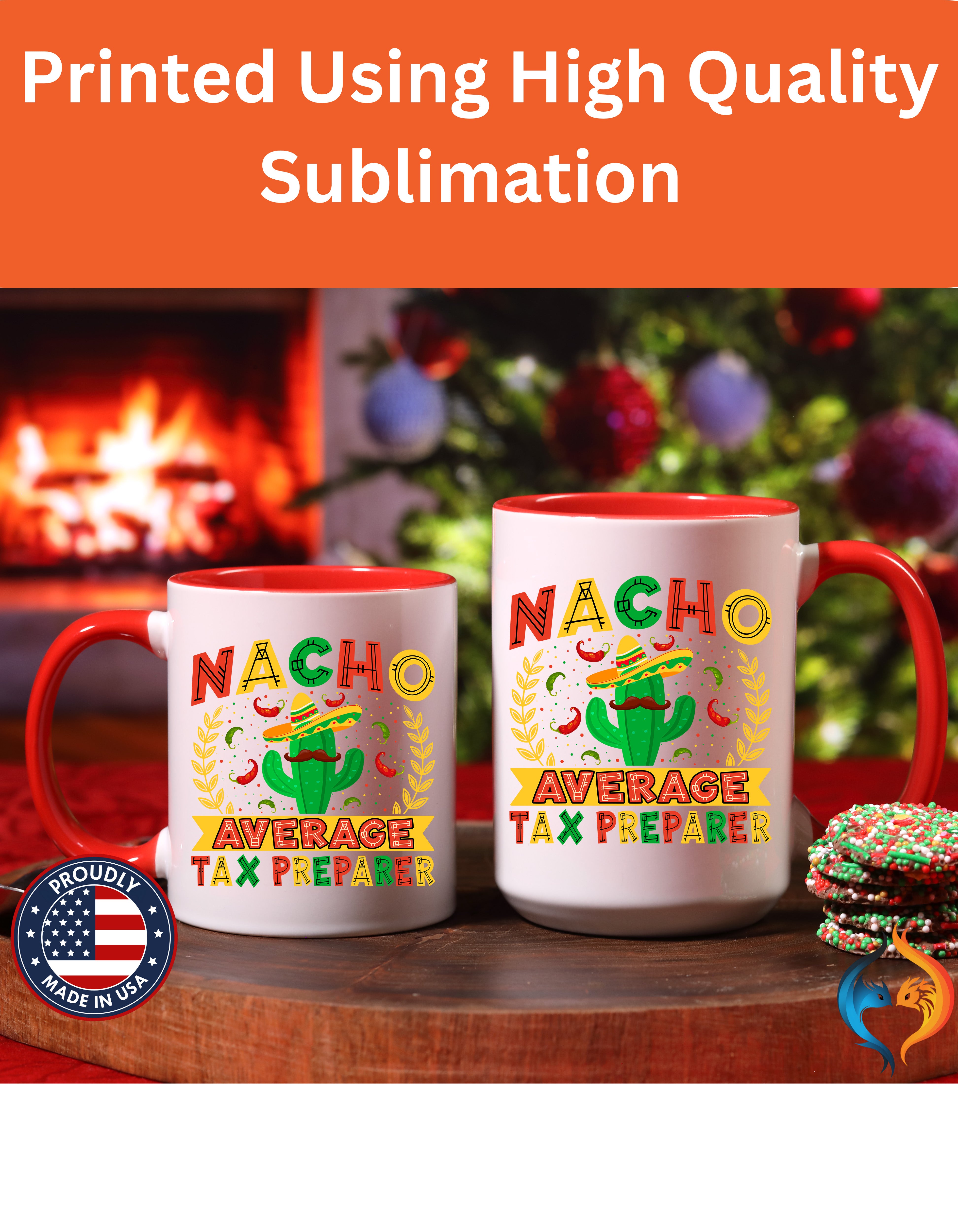 Nacho Average Tax Preparer, Biking Lover Mug Lifestyle Mockup | Nutty Designs