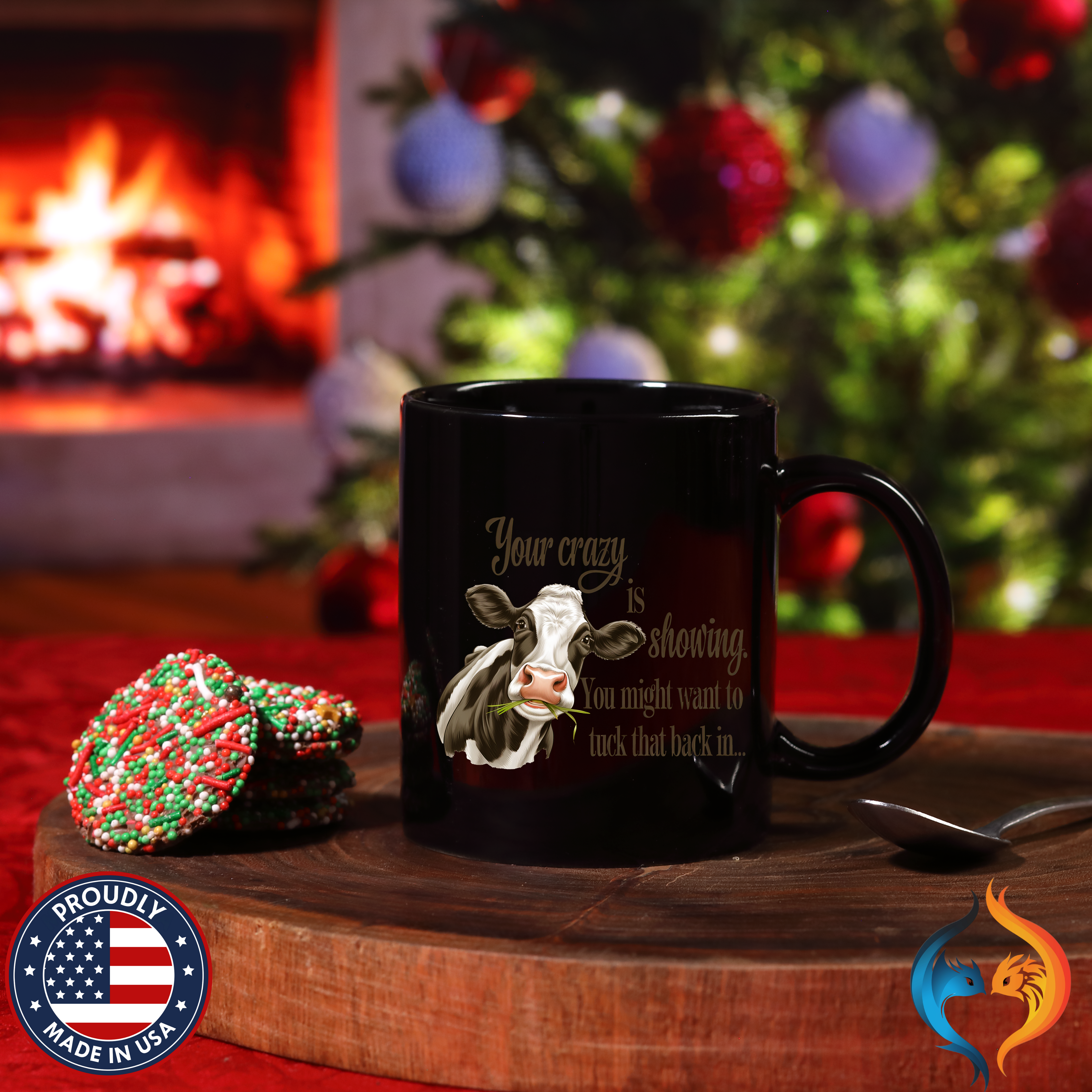 Your Crazy Is Showing Mug Lifestyle Mockup | Nutty Designs