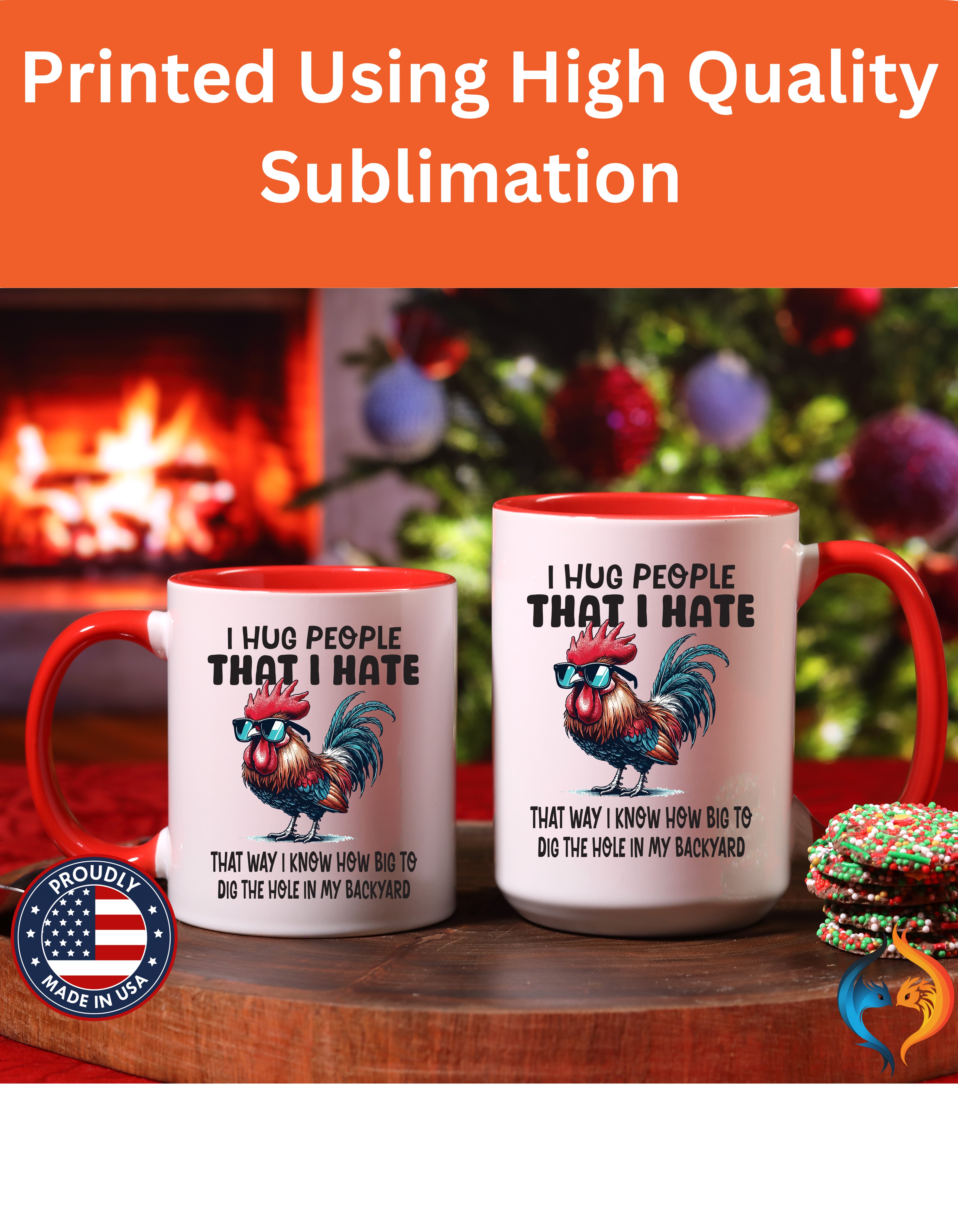 I Hug People That I Hate Mug Lifestyle Mockup | Nutty Designs