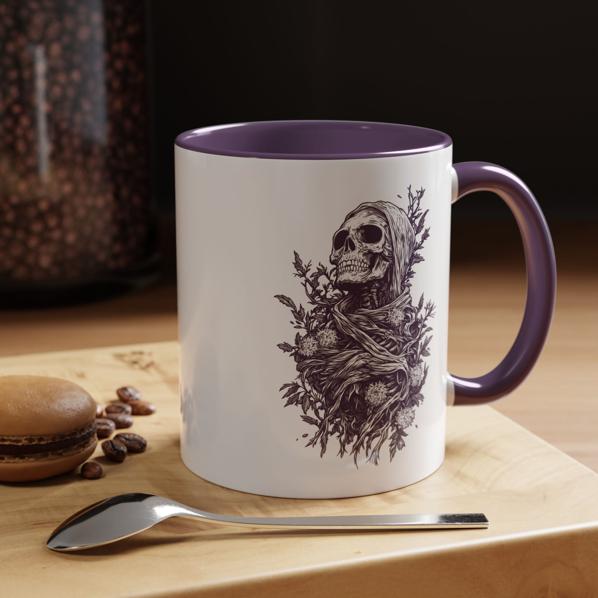 Funny Coffee Mug, Personalized Mug, Grow Where You Are, Skeleton Accent Coffee Cup (11, 15oz), Gift Under 20, White Elephant