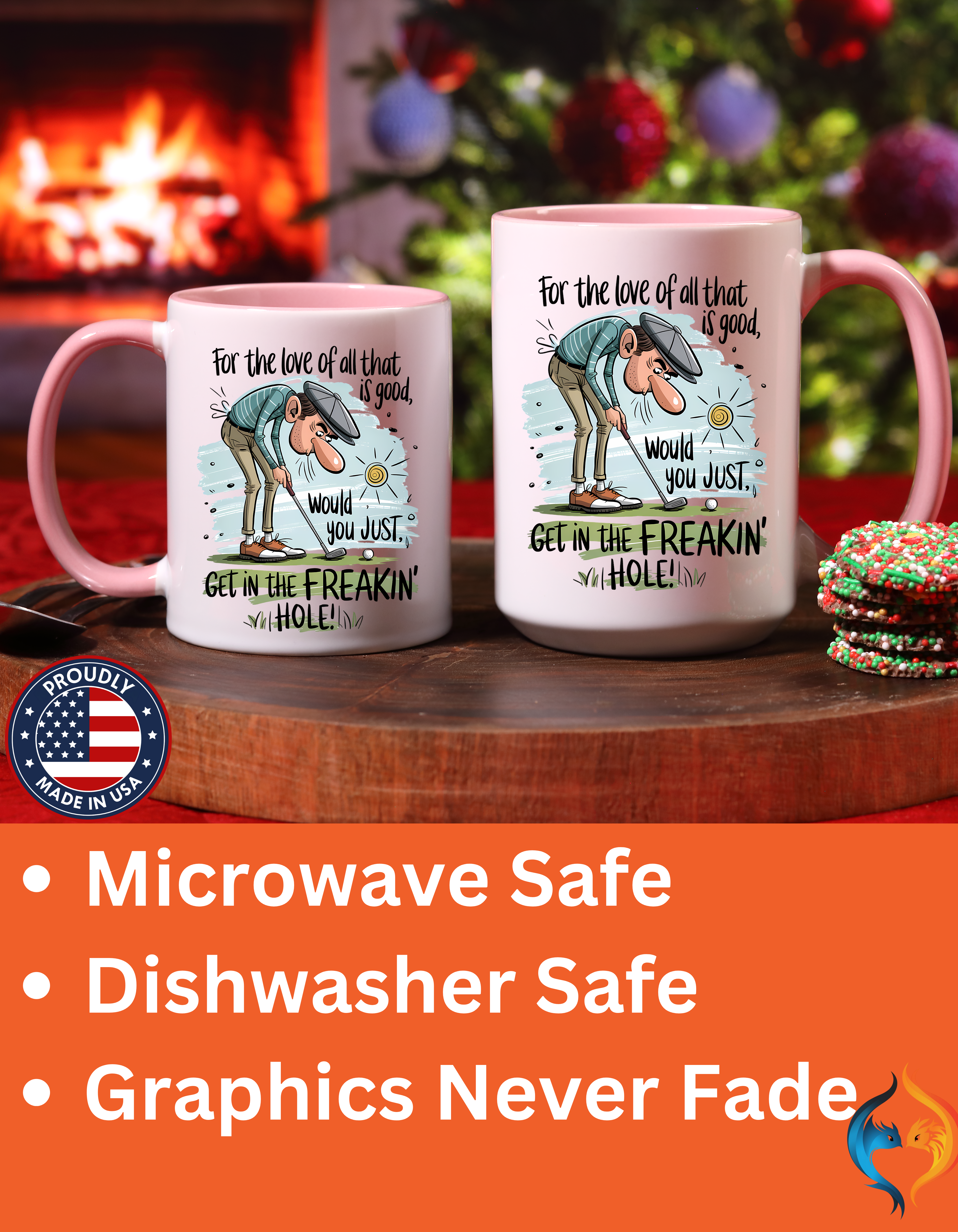 Get in the Freaking Hole Mug Lifestyle Mockup | Nutty Designs