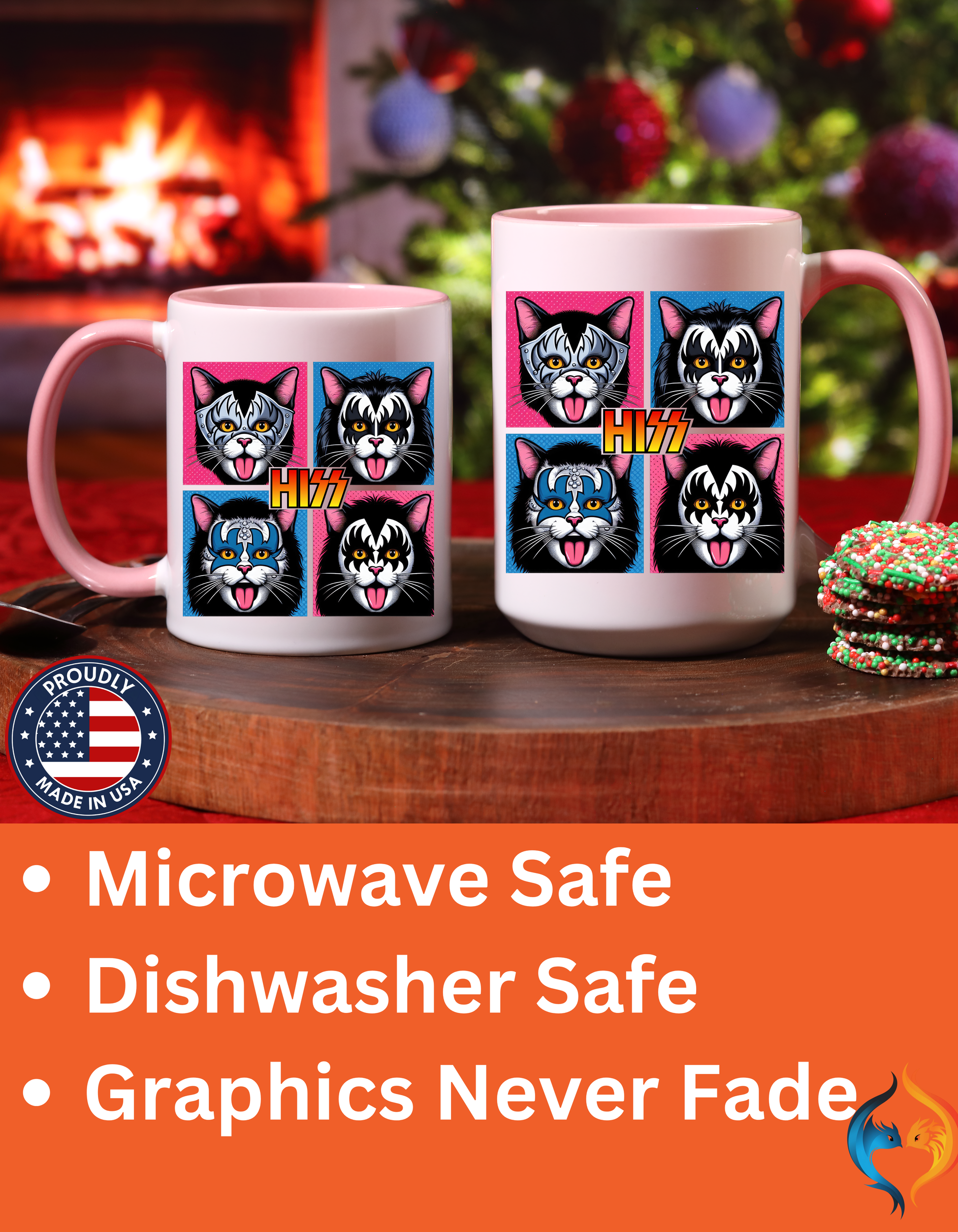 Hiss Mug Product Photo | Nutty Designs