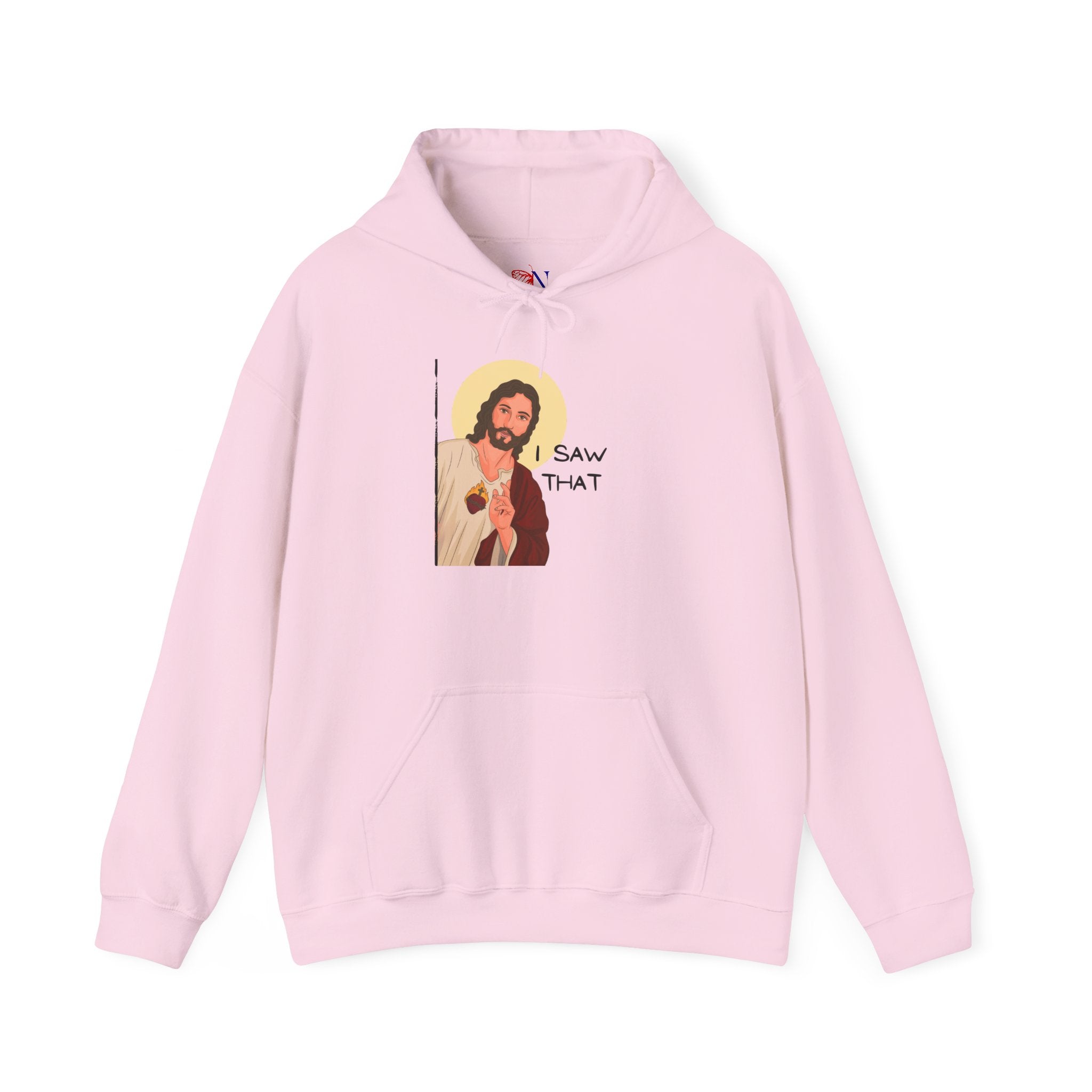 Jesus "I Saw That" Hoodie - Funny Religious Graphic Sweatshirt