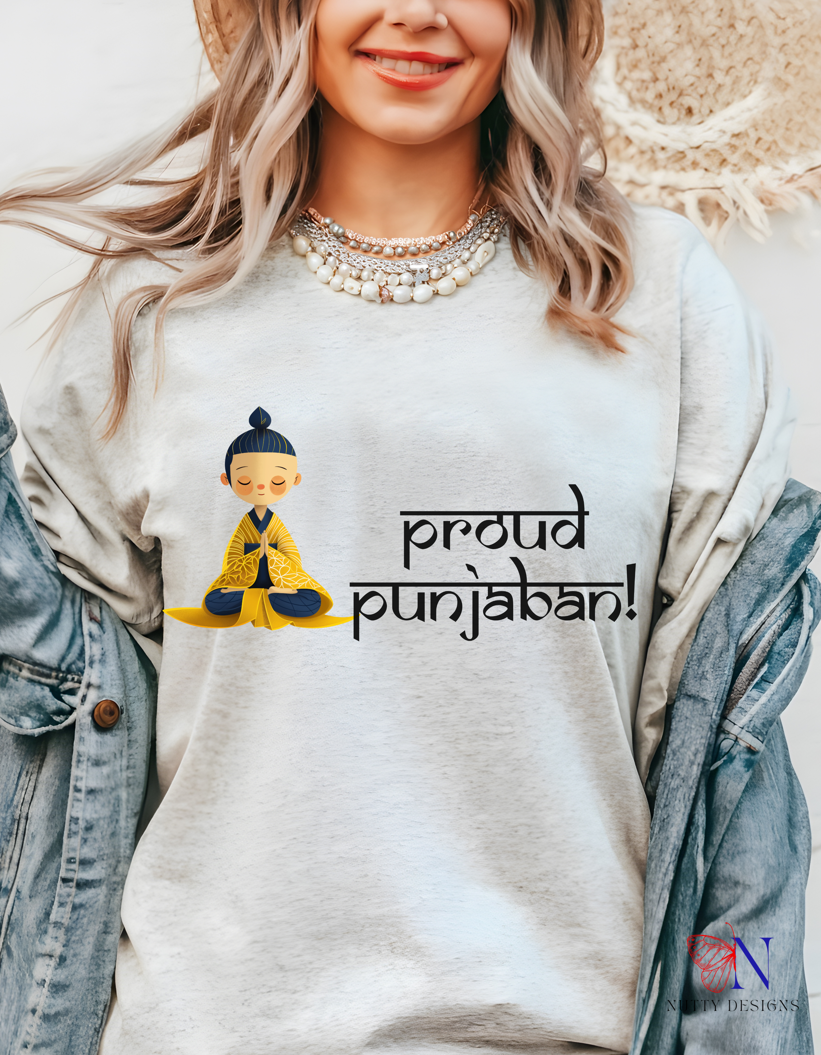 Proud Punjaban / T-Shirt Lifestyle Mockup | Nutty Designs