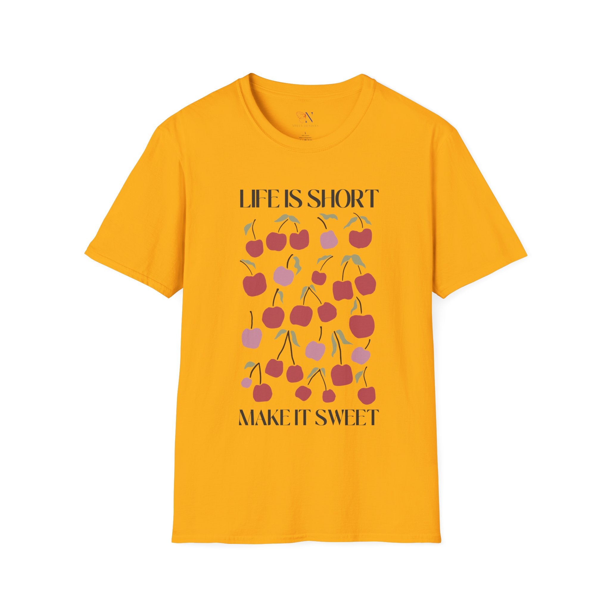 Life is short, make it Sweet, Cute Summer Shirt, Motivational Shirt, Beach Party Summer Vibes/vacation Shirt, Summer Gift Unisex T-Shirt