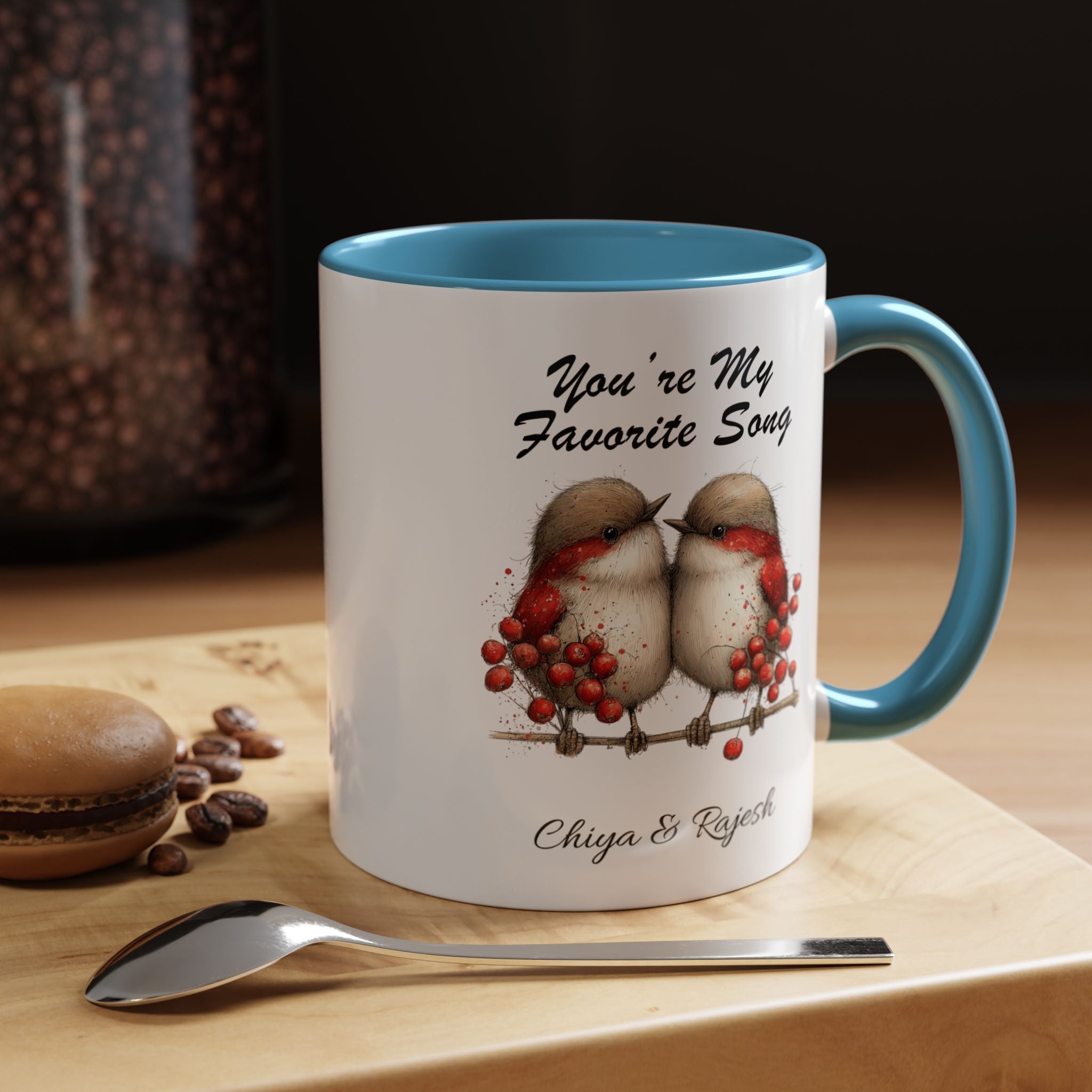 You Are My Favorite Song Robin Couple , Valentine's Day Love Mug Lifestyle Mockup | Nutty Designs