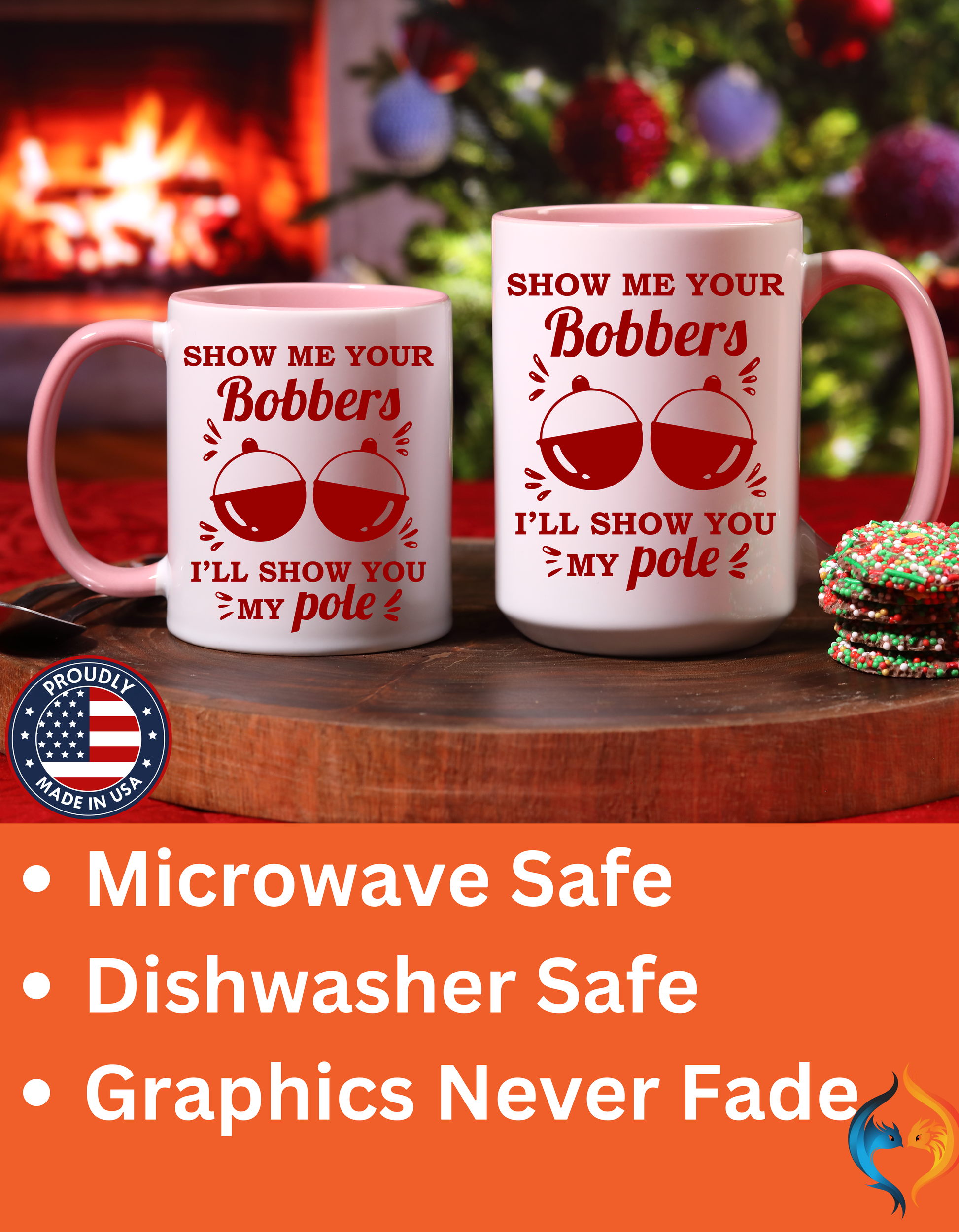 Show Me Your Bobbers Mug Product Photo | Nutty Designs