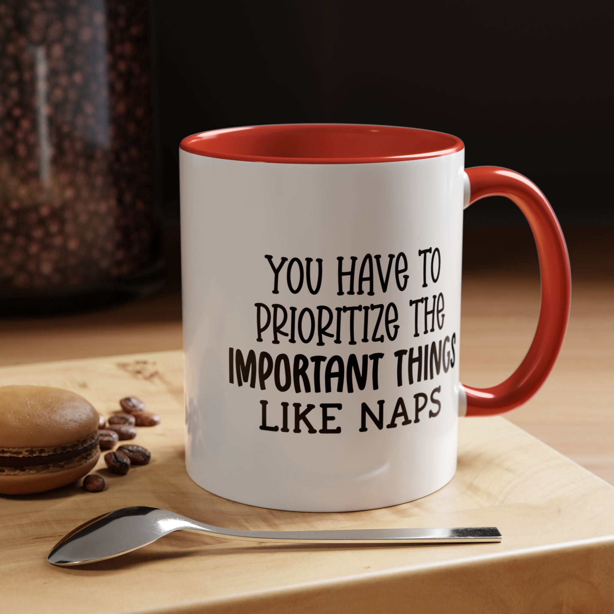 Important Things | Funny Coffee Mug, Sarcastic Tea Cup, Unique Gift Idea