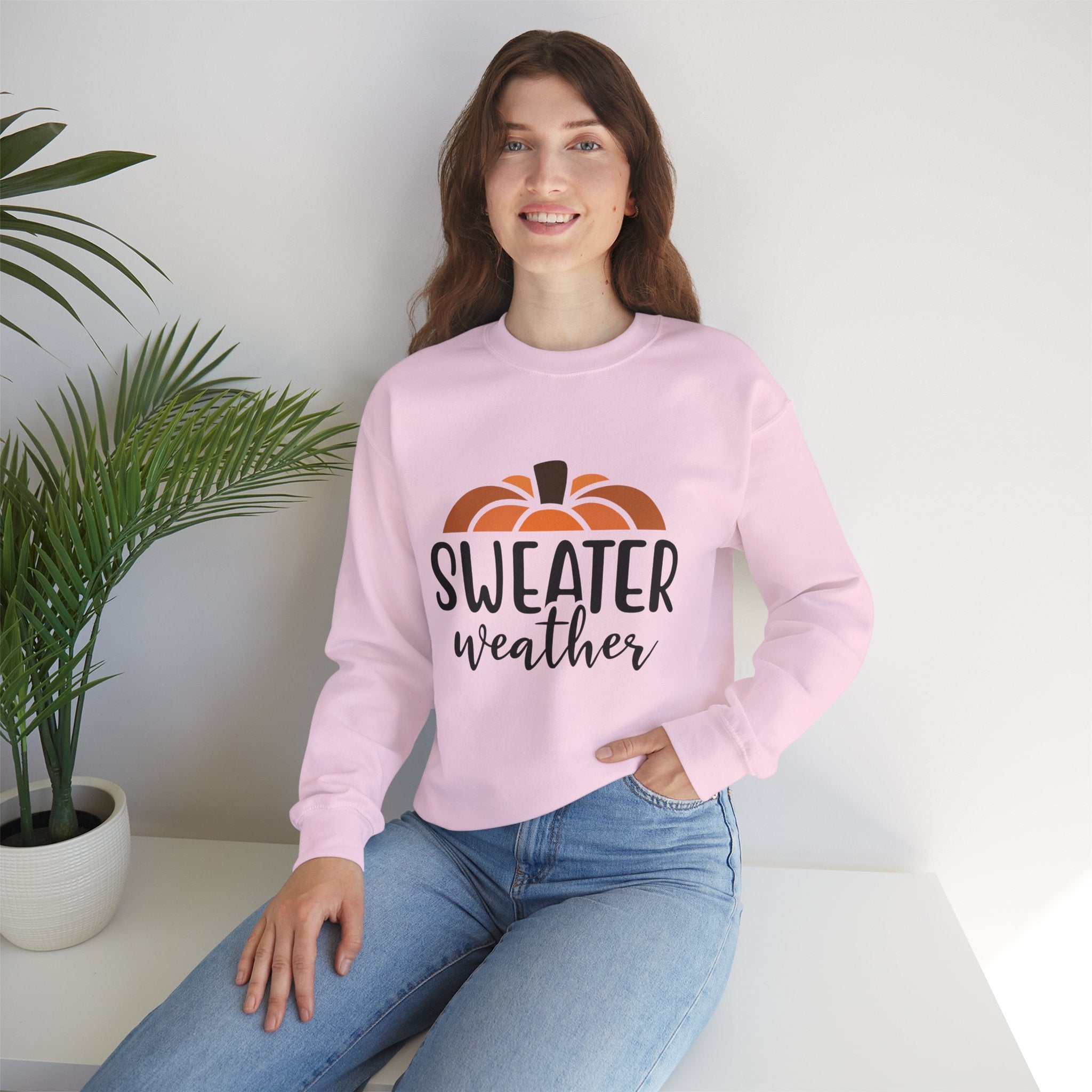 Sweater Weather Crewneck Sweatshirt — Cozy Fall Vibes