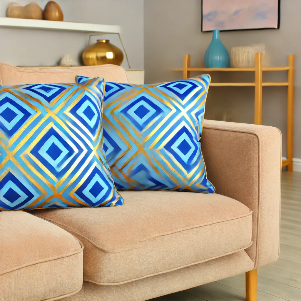 Geometric Decorative Pillow Covers (Set of 2)