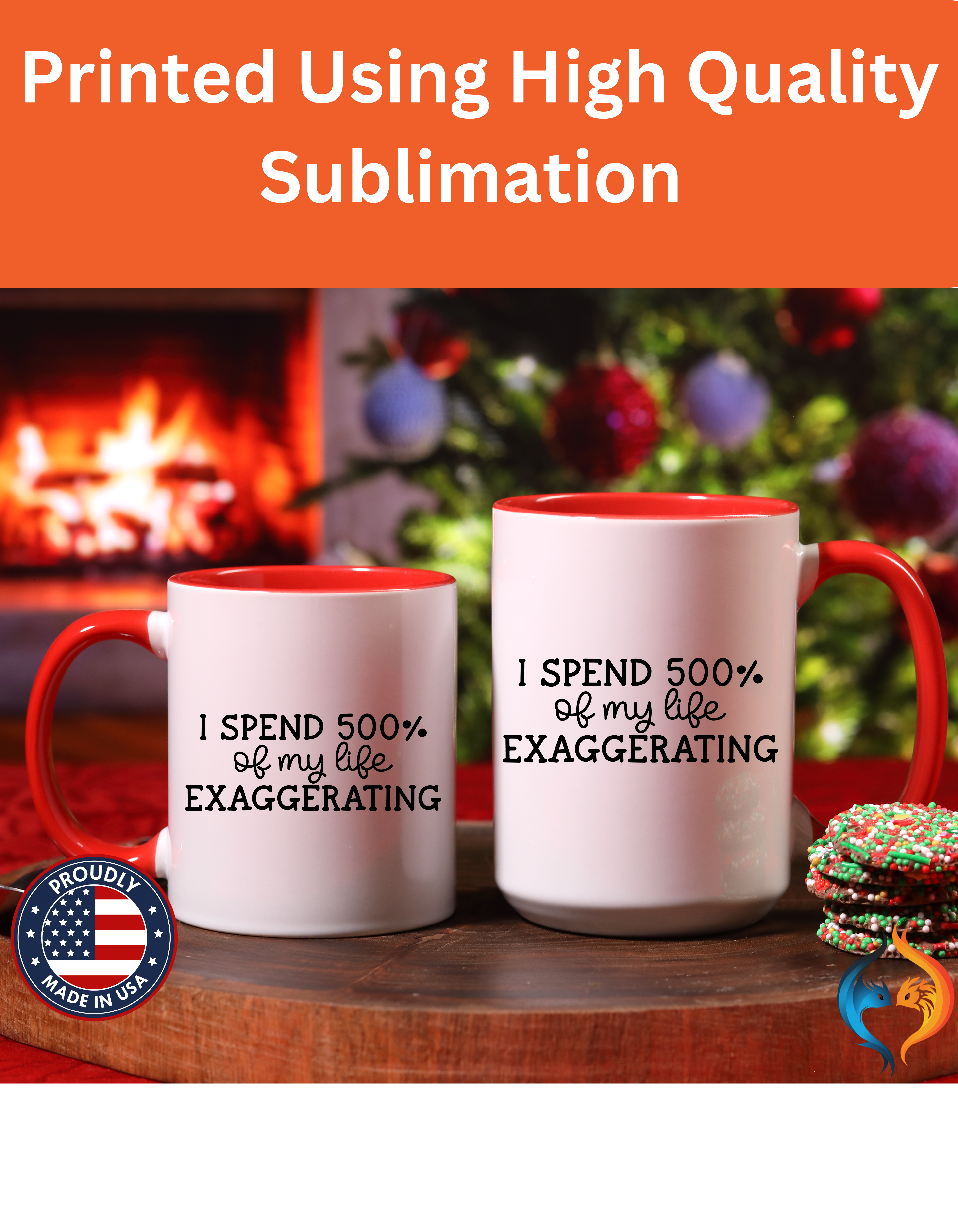 500% Exaggerating | Funny Coffee Mug